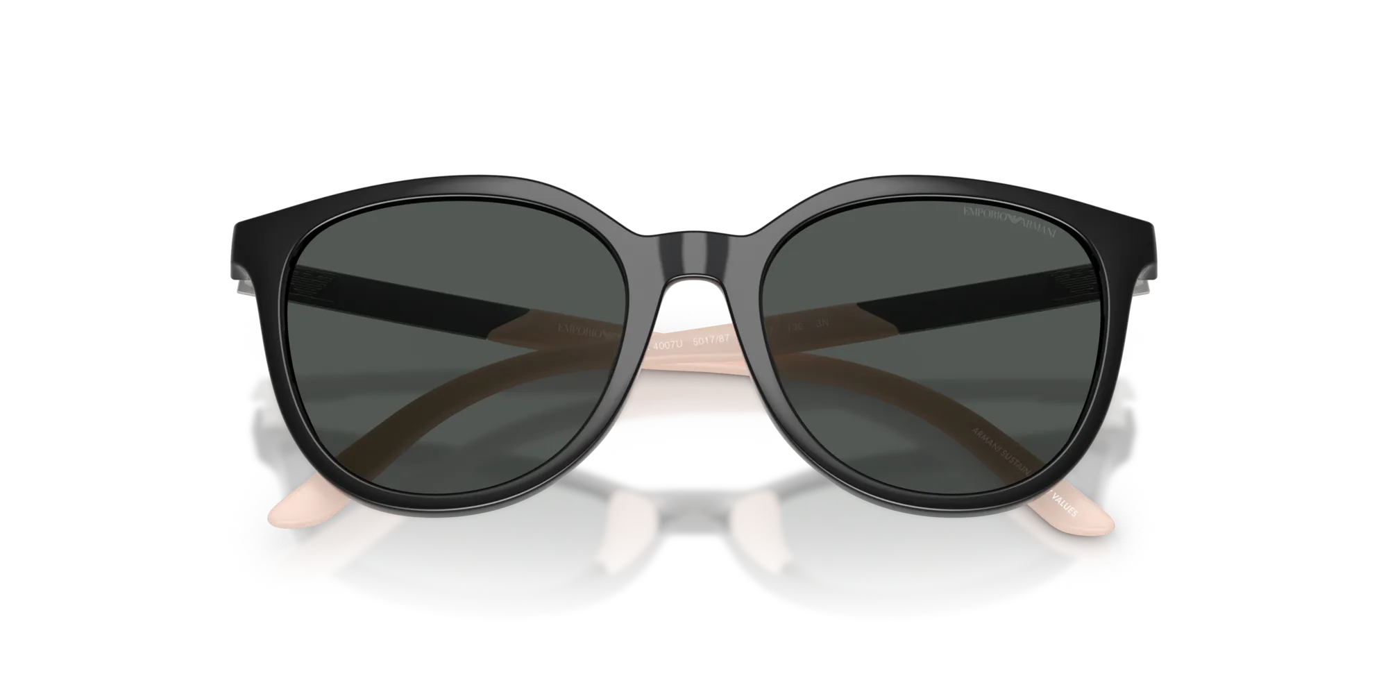 Emporio Armani EK4007U 501787 Occhiali da sole bambino Iniettato Nero Grigio Cat Eye Normale - immagine 2