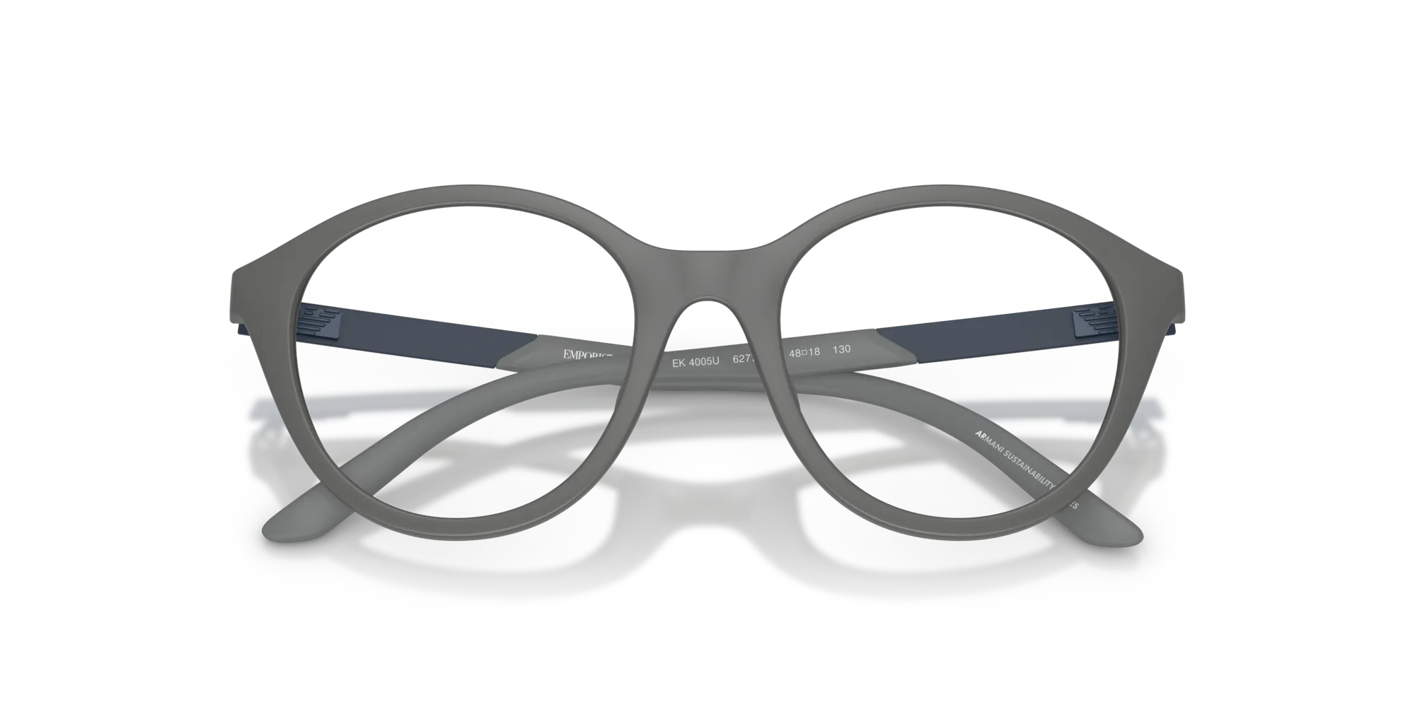 Emporio Armani EK4005U 62771W Occhiali da sole bambino Iniettato Grigio Trasparente Rotonda Normale - immagine 2