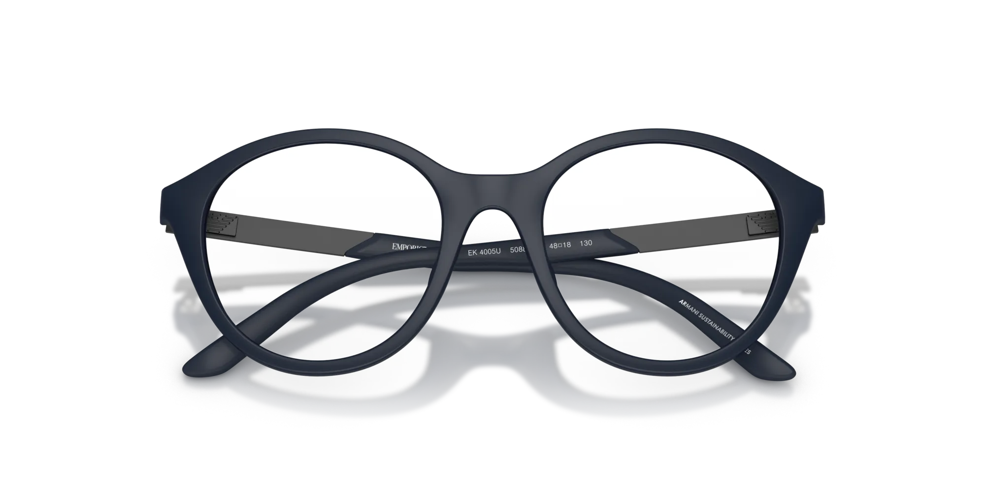 Emporio Armani EK4005U 50881W Occhiali da sole bambino Iniettato Blu Trasparente Rotonda Normale - immagine 2