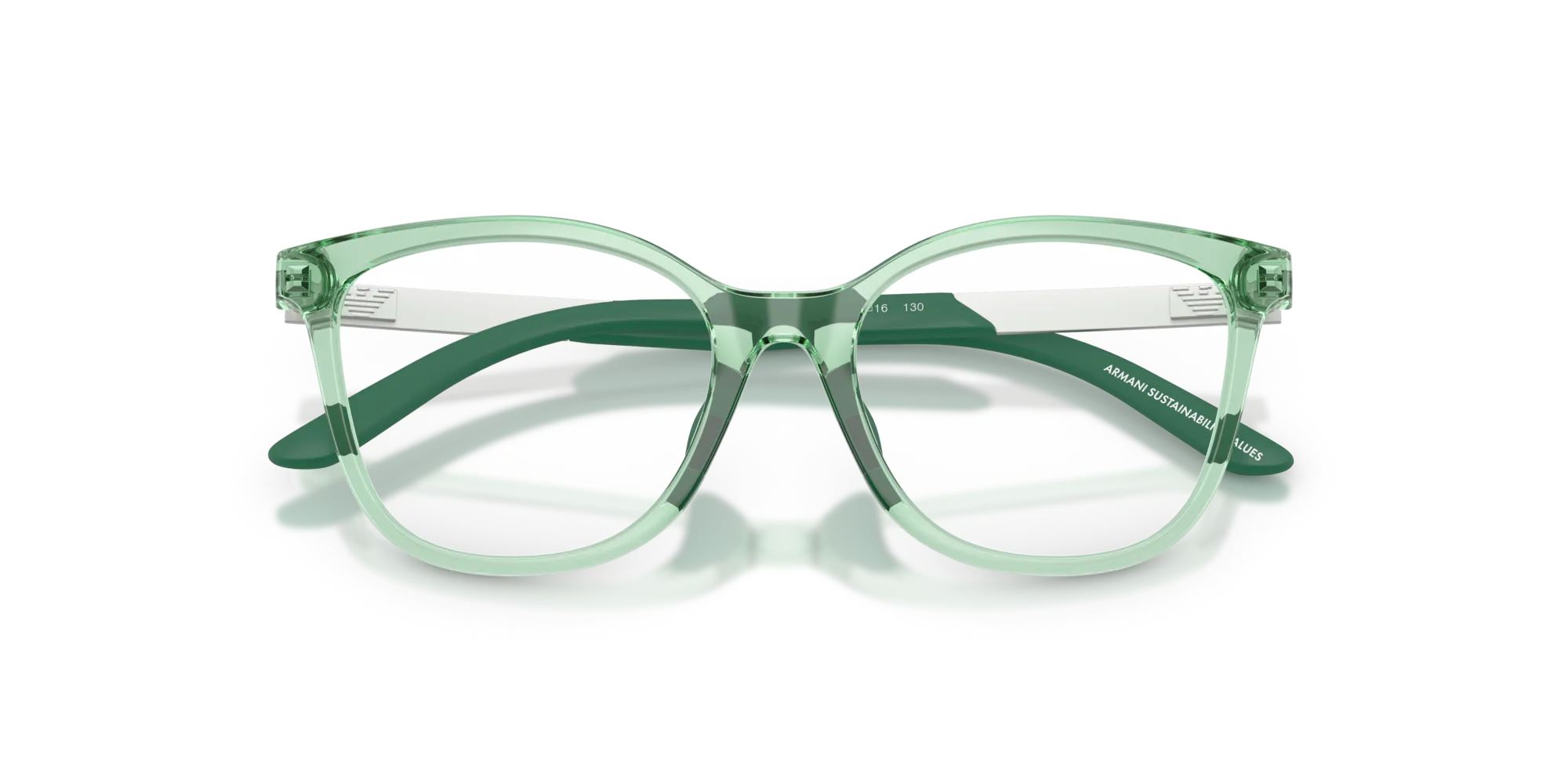 Emporio Armani EK3011U 6281 Montature da vista Iniettato Verde Farfalla Normale - immagine 2