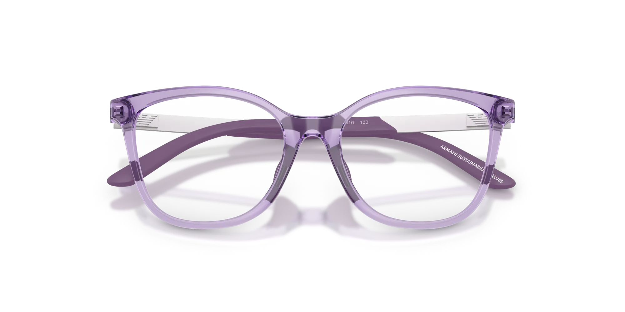 Emporio Armani EK3011U 6280 Montature da vista Iniettato Viola Farfalla Normale - immagine 2