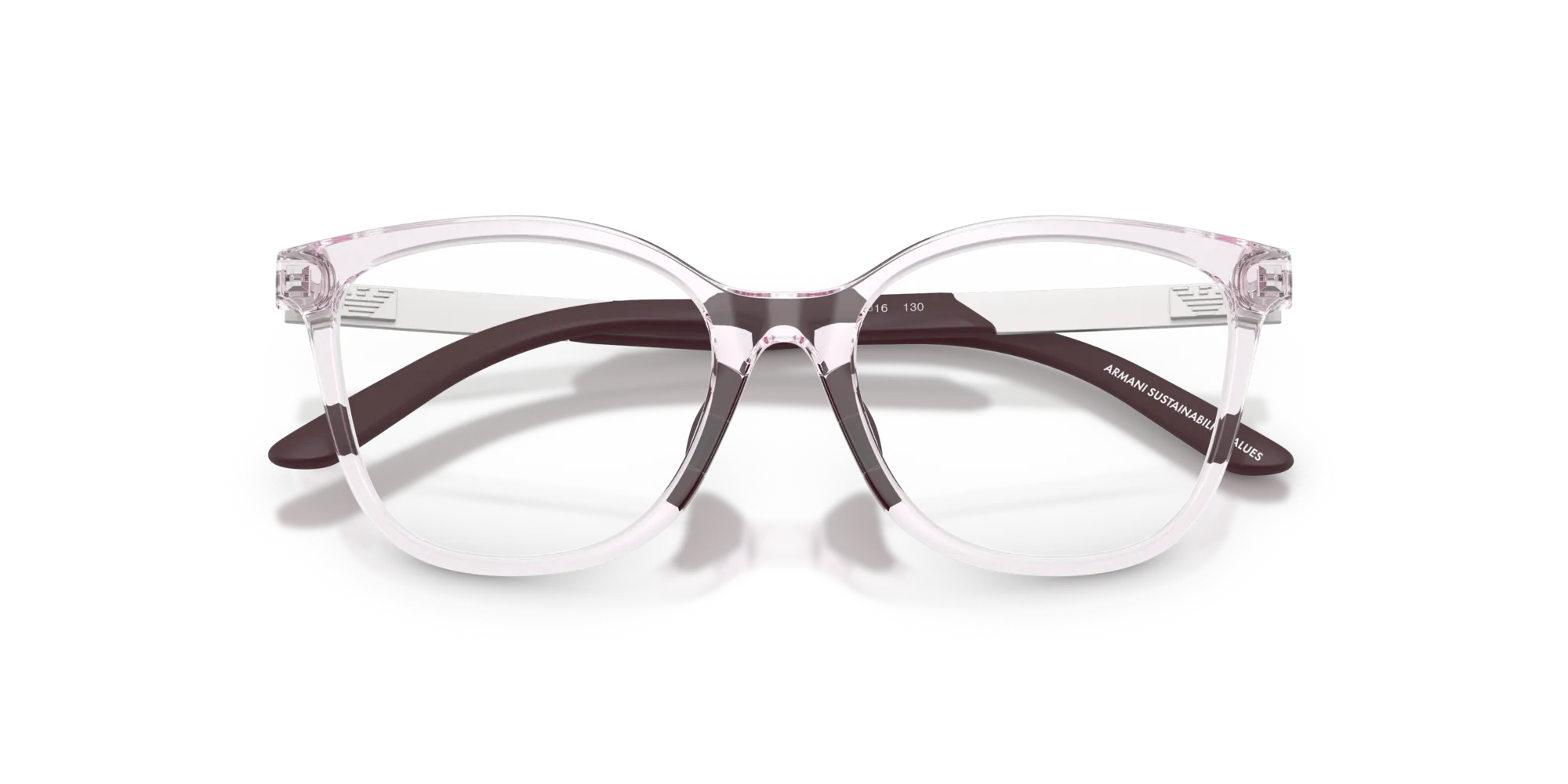 Emporio Armani EK3011U 6139 Montature da vista Iniettato Rosa Farfalla Normale - immagine 2