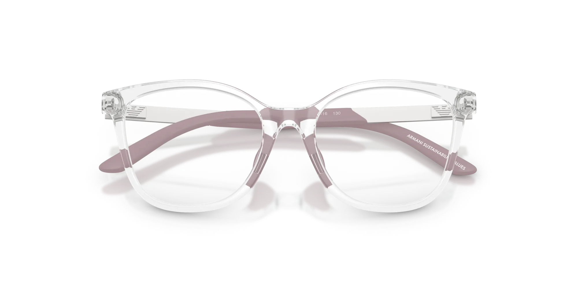 Emporio Armani EK3011U 5893 Montature da vista Iniettato Trasparente Farfalla Normale - immagine 2