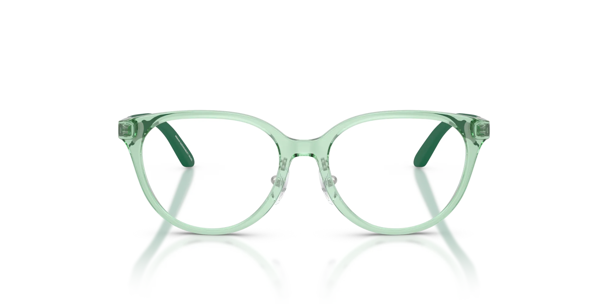 Emporio Armani EK3010 6281 Montature da vista Iniettato Verde Cat Eye Normale - immagine 3