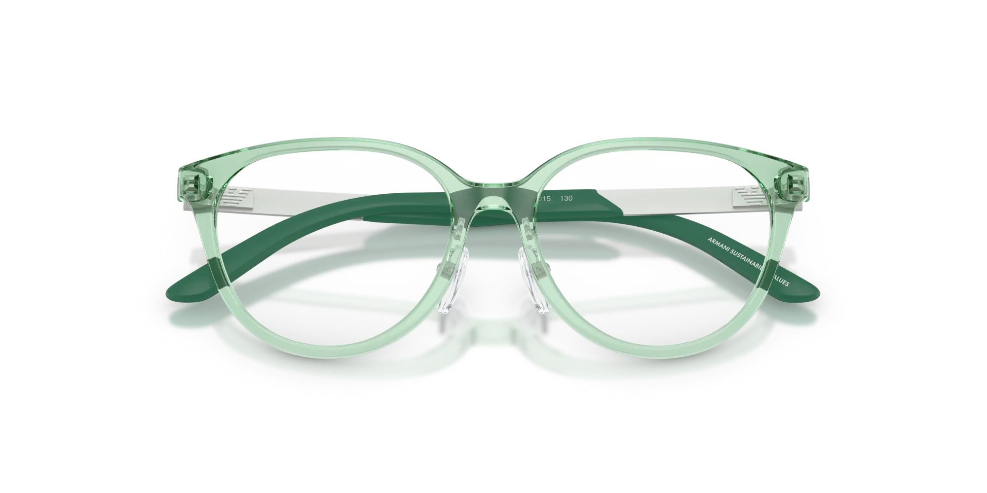 Emporio Armani EK3010 6281 Montature da vista Iniettato Verde Cat Eye Normale - immagine 2