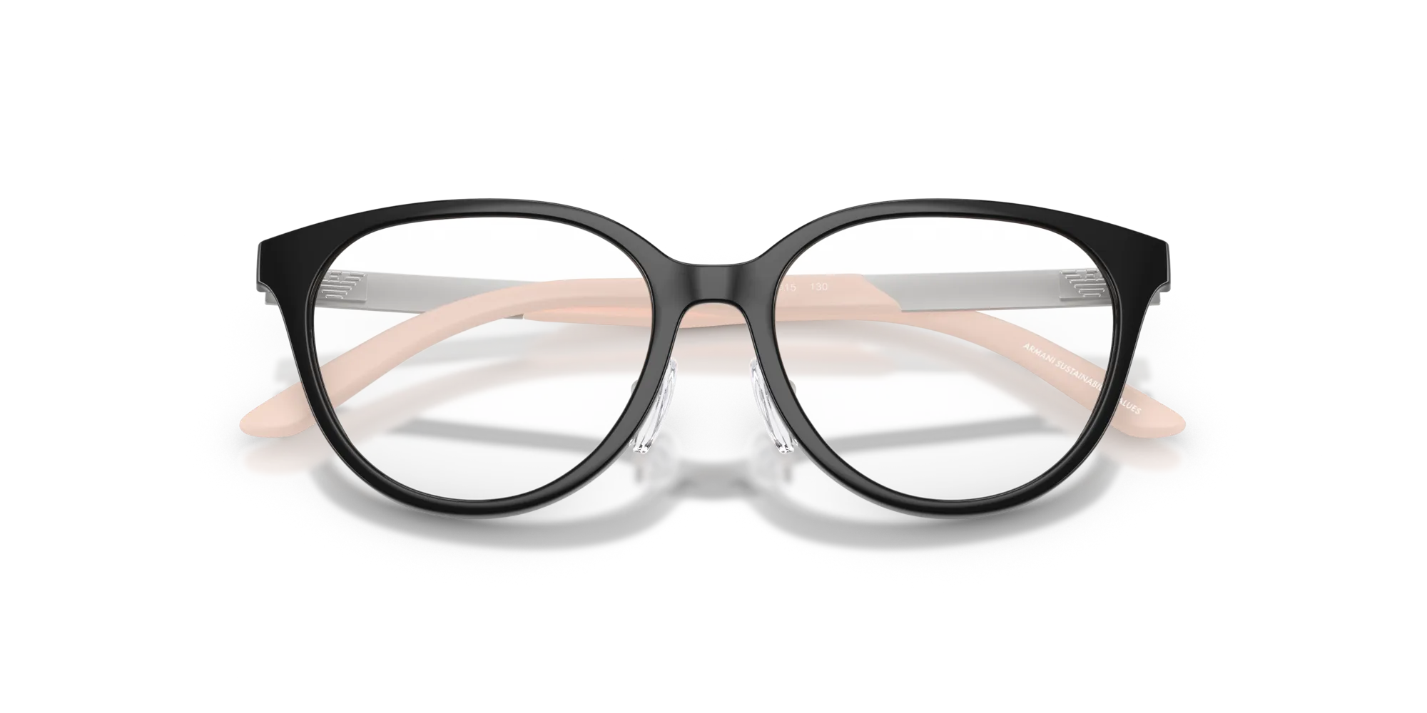 Emporio Armani EK3010 5017 Montature da vista Iniettato Nero Cat Eye Normale - immagine 2