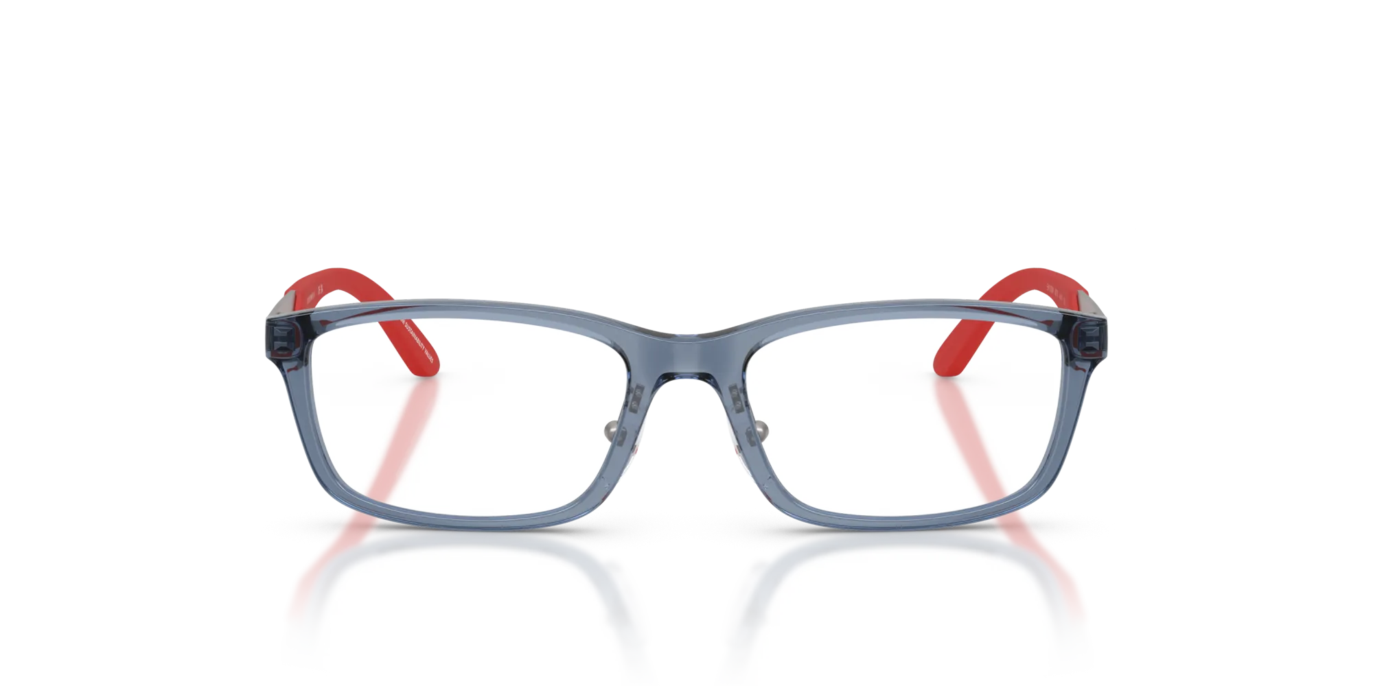 Emporio Armani EK3009 6278 Montature da vista Iniettato Blu Squadrata Normale - immagine 3