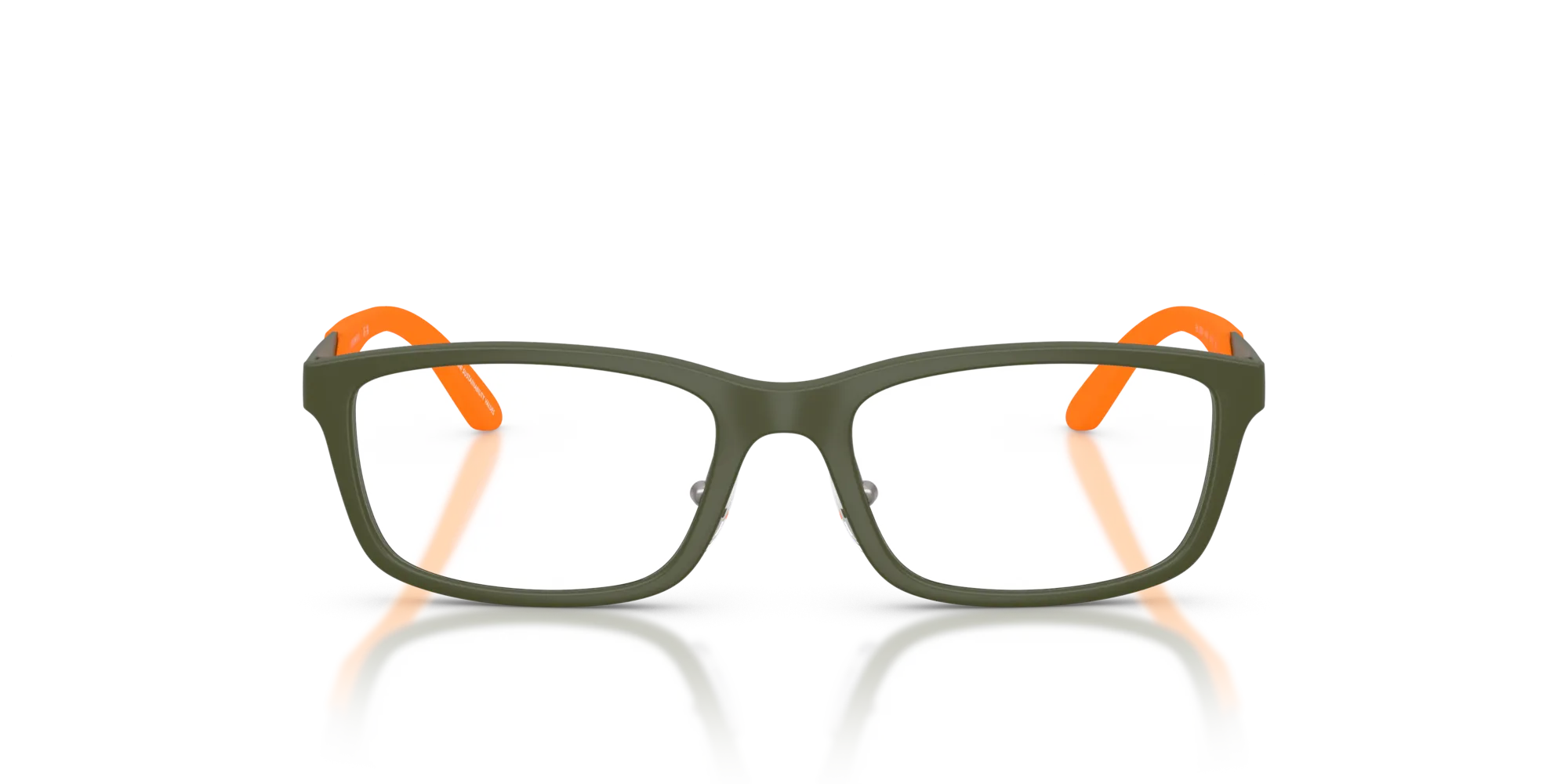 Emporio Armani EK3009 6189 Montature da vista Iniettato Verde Squadrata Normale - immagine 3