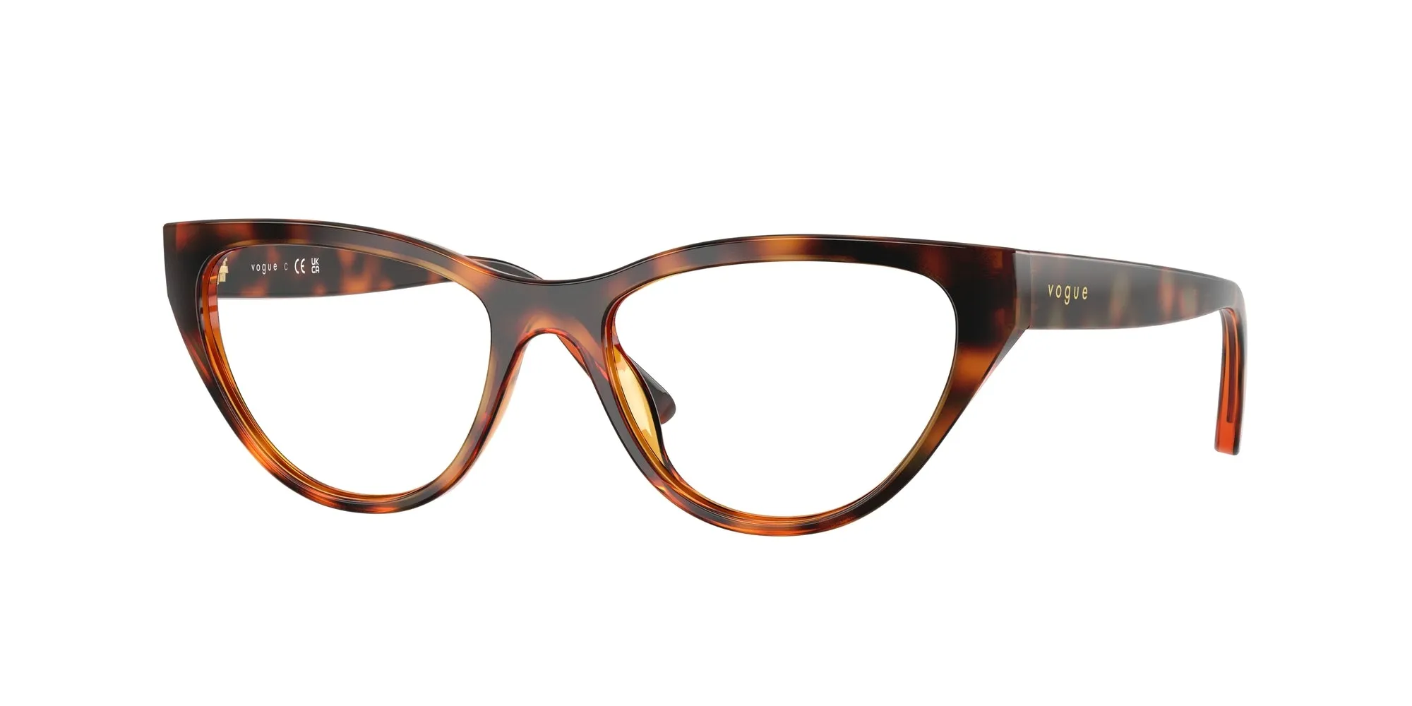 VOGUE EYEWEAR VY2035 W656 Montature da vista Nylon Marrone Cat Eye Normale - immagine 1