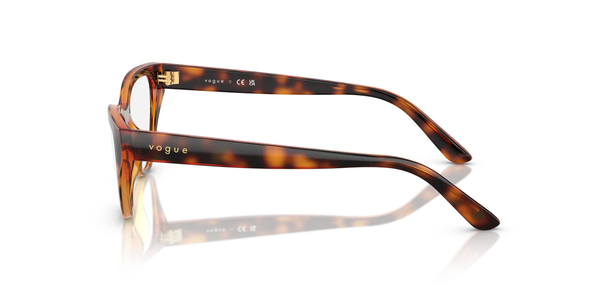 VOGUE EYEWEAR VY2035 W656 Montature da vista Nylon Marrone Cat Eye Normale - immagine 4