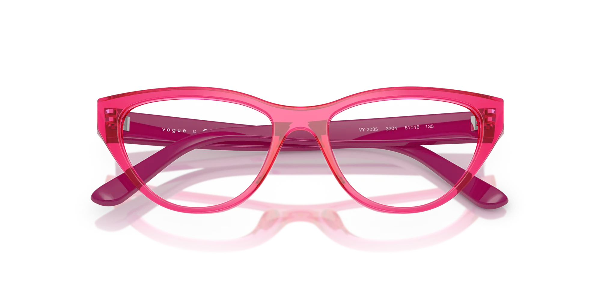 VOGUE EYEWEAR VY2035 3204 Montature da vista Nylon Viola Cat Eye Normale - immagine 2