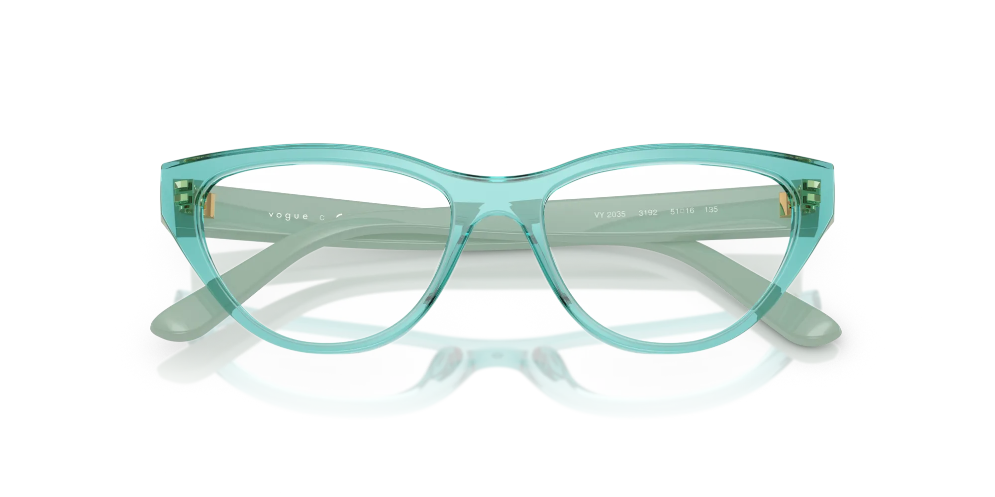 VOGUE EYEWEAR VY2035 3192 Montature da vista Nylon Blu Cat Eye Normale - immagine 2