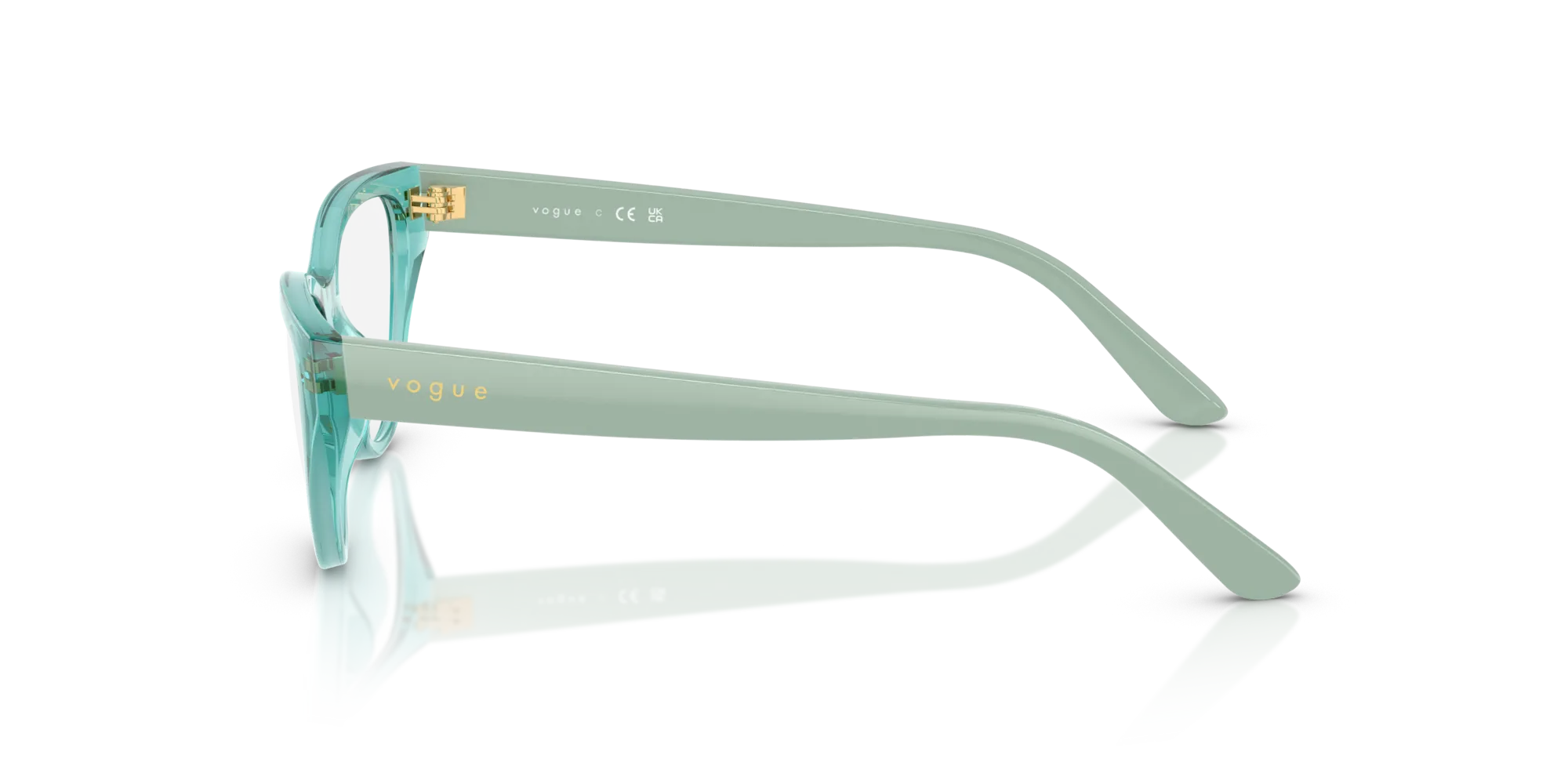 VOGUE EYEWEAR VY2035 3192 Montature da vista Nylon Blu Cat Eye Normale - immagine 4