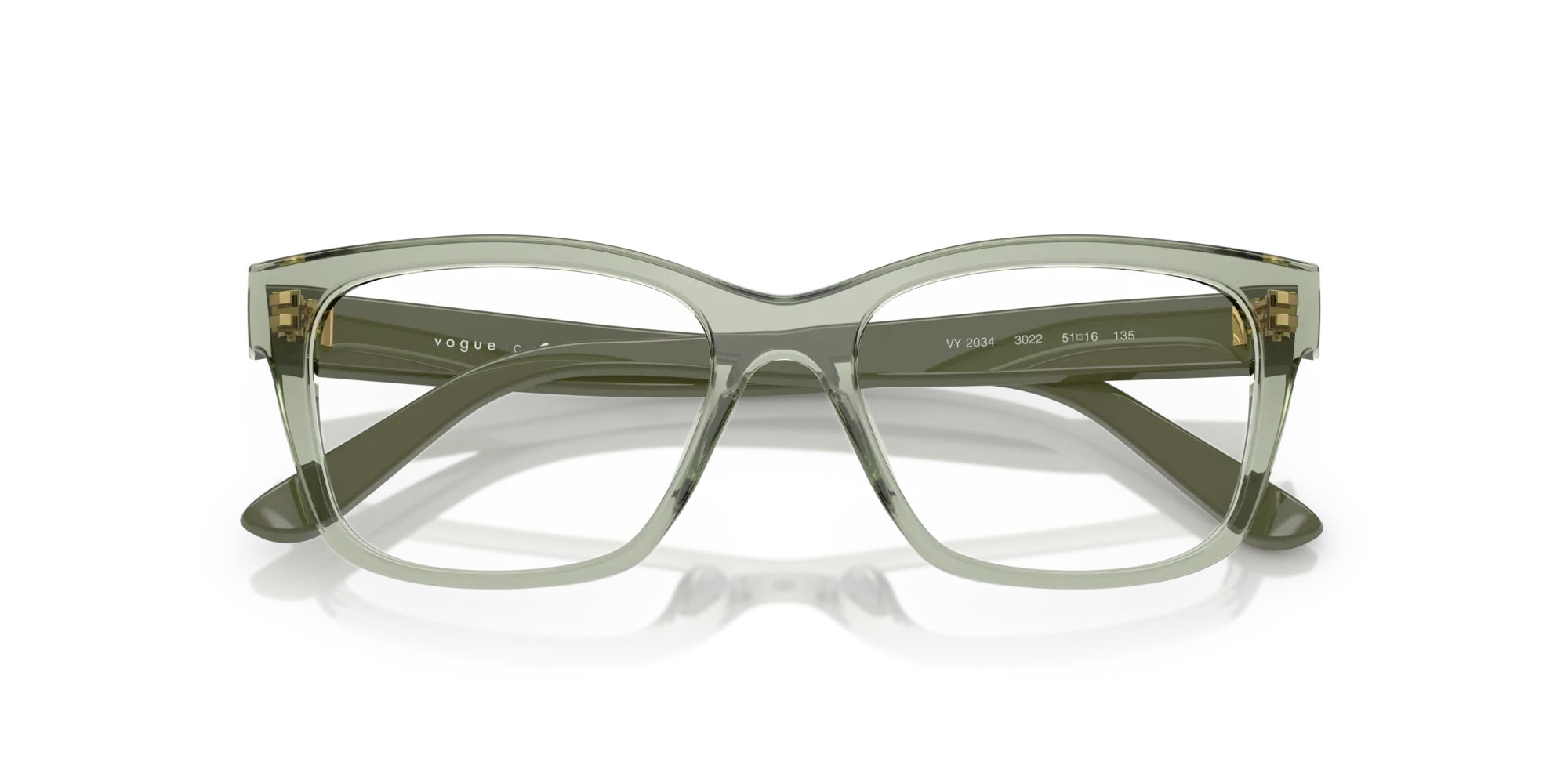 VOGUE EYEWEAR VY2034 3022 Montature da vista Nylon Verde Pillow Normale - immagine 2