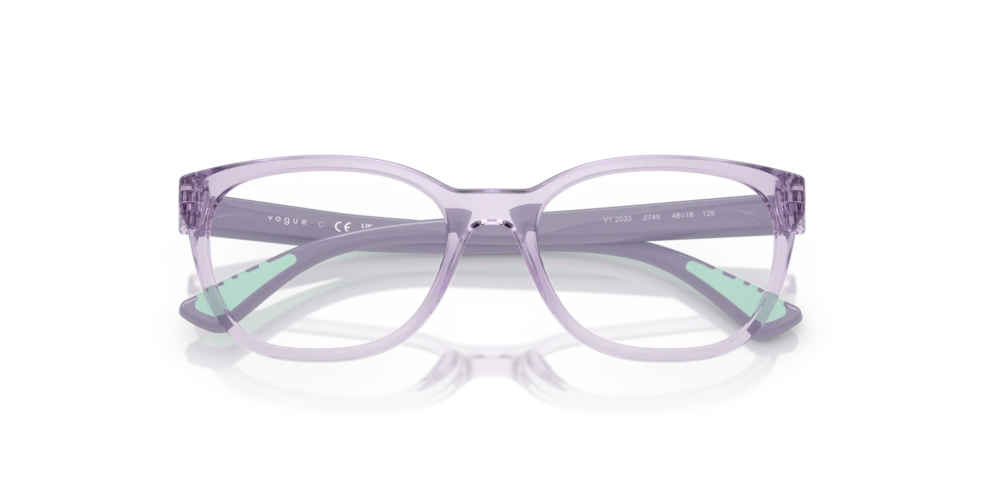 VOGUE EYEWEAR VY2033 2745 Montature da vista Nylon Viola Pillow Normale - immagine 2