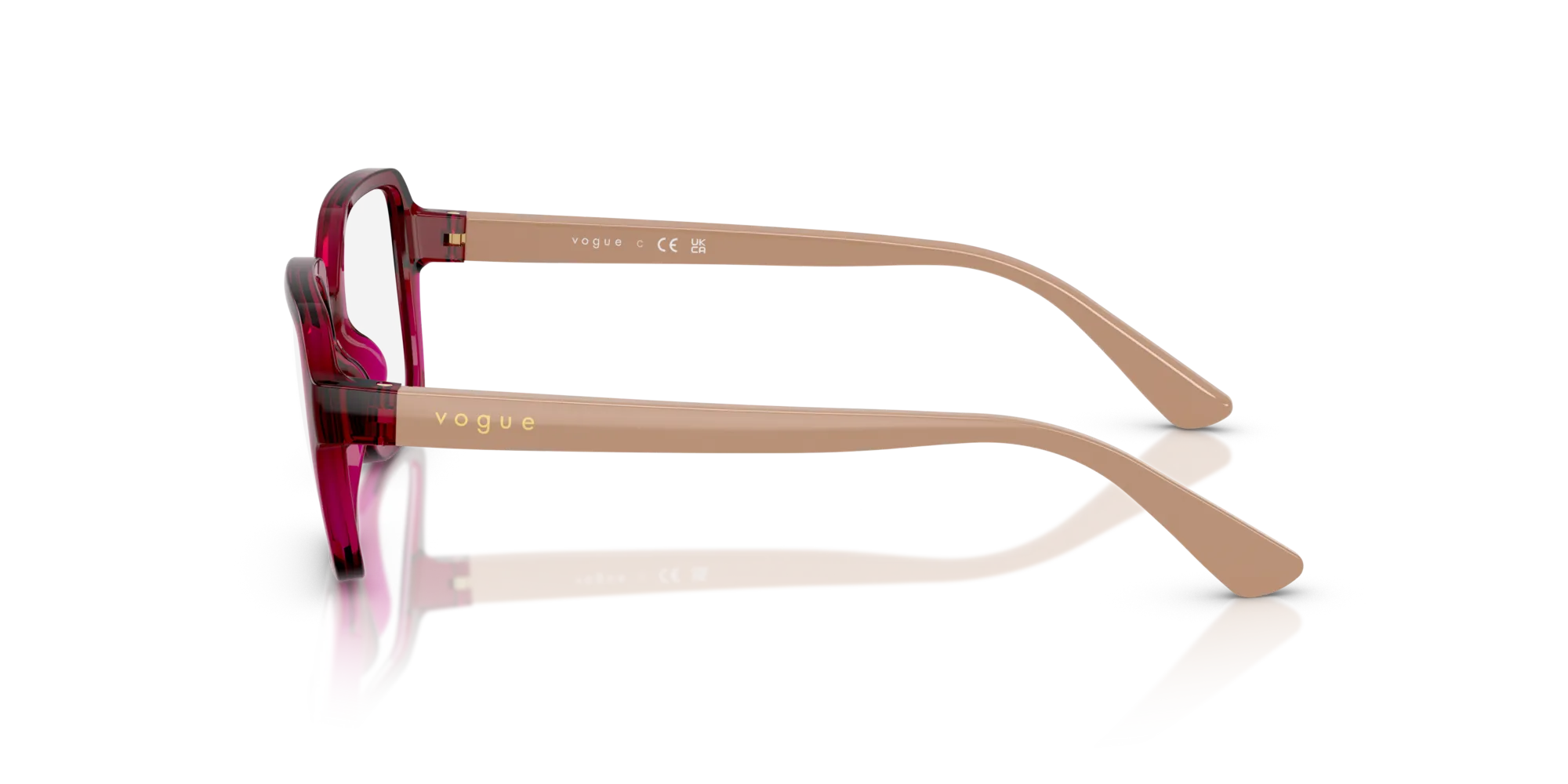 VOGUE EYEWEAR VY2032 3066 Montature da vista Nylon Rosso Geometrica Normale - immagine 4