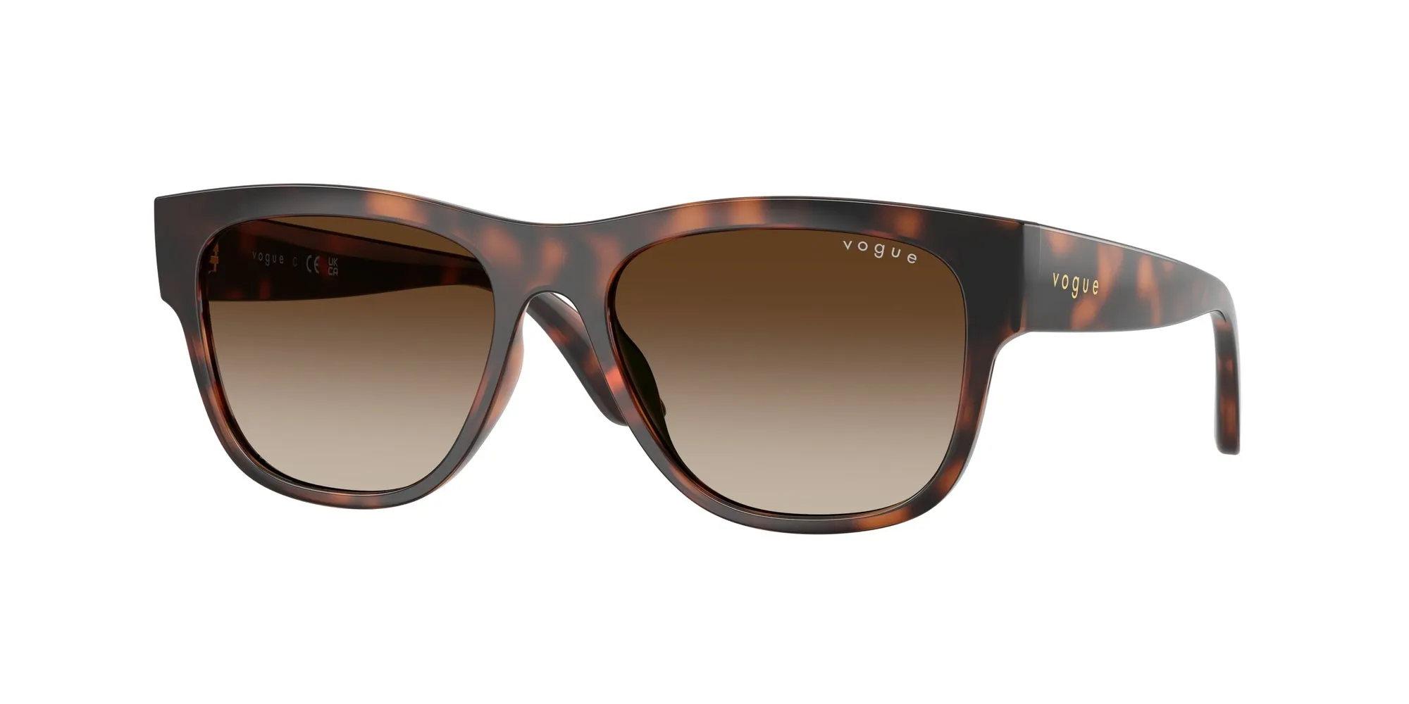 VOGUE EYEWEAR VJ2030 271813 Occhiali da sole bambino Nylon Marrone Marrone Pillow Normale Sfumato - immagine 1