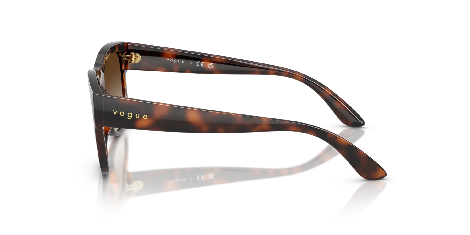 VOGUE EYEWEAR VJ2030 271813 Occhiali da sole bambino Nylon Marrone Marrone Pillow Normale Sfumato - immagine 4
