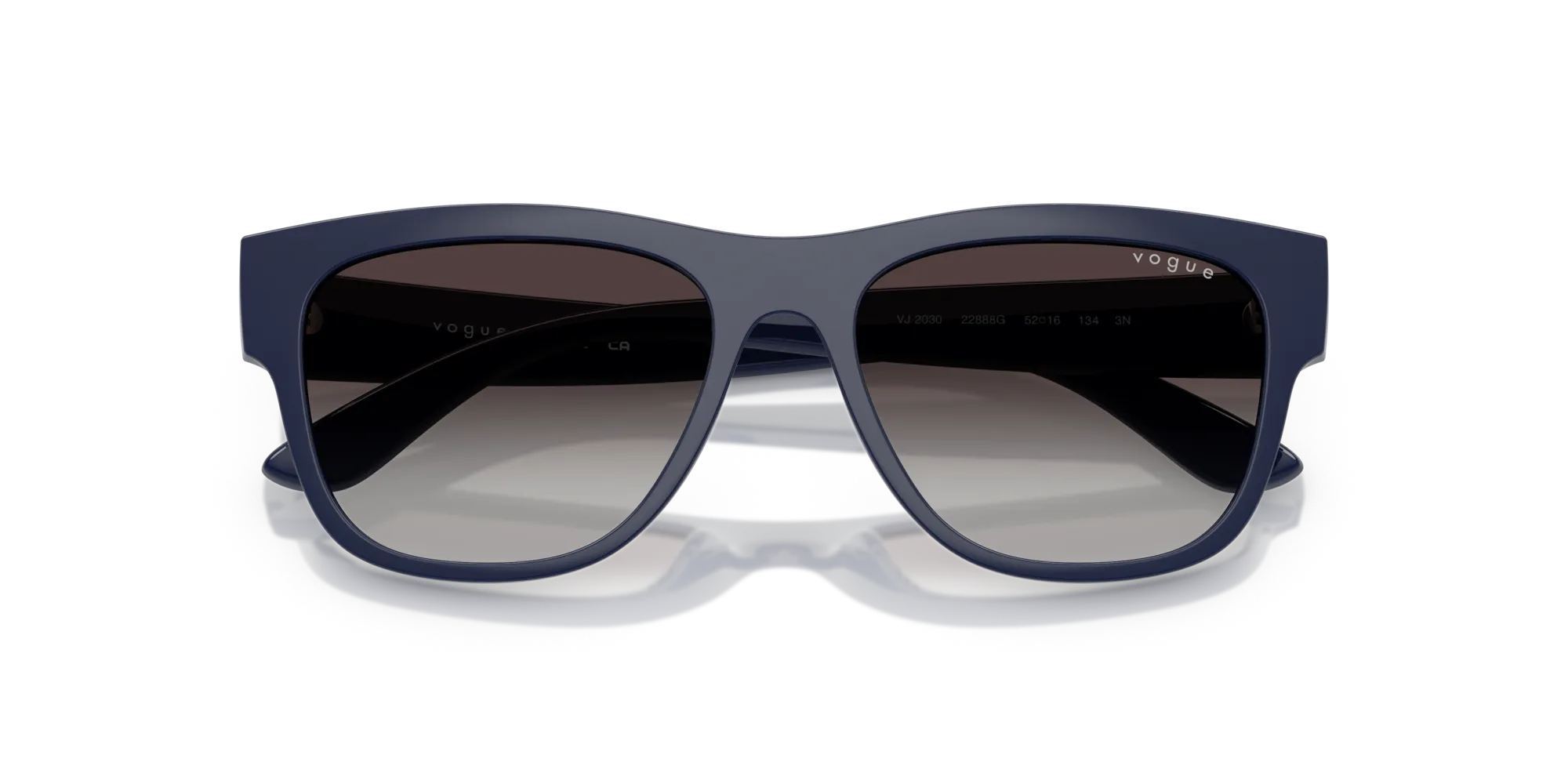 VOGUE EYEWEAR VJ2030 22888G Occhiali da sole bambino Nylon Blu Grigio Pillow Normale Sfumato - immagine 2