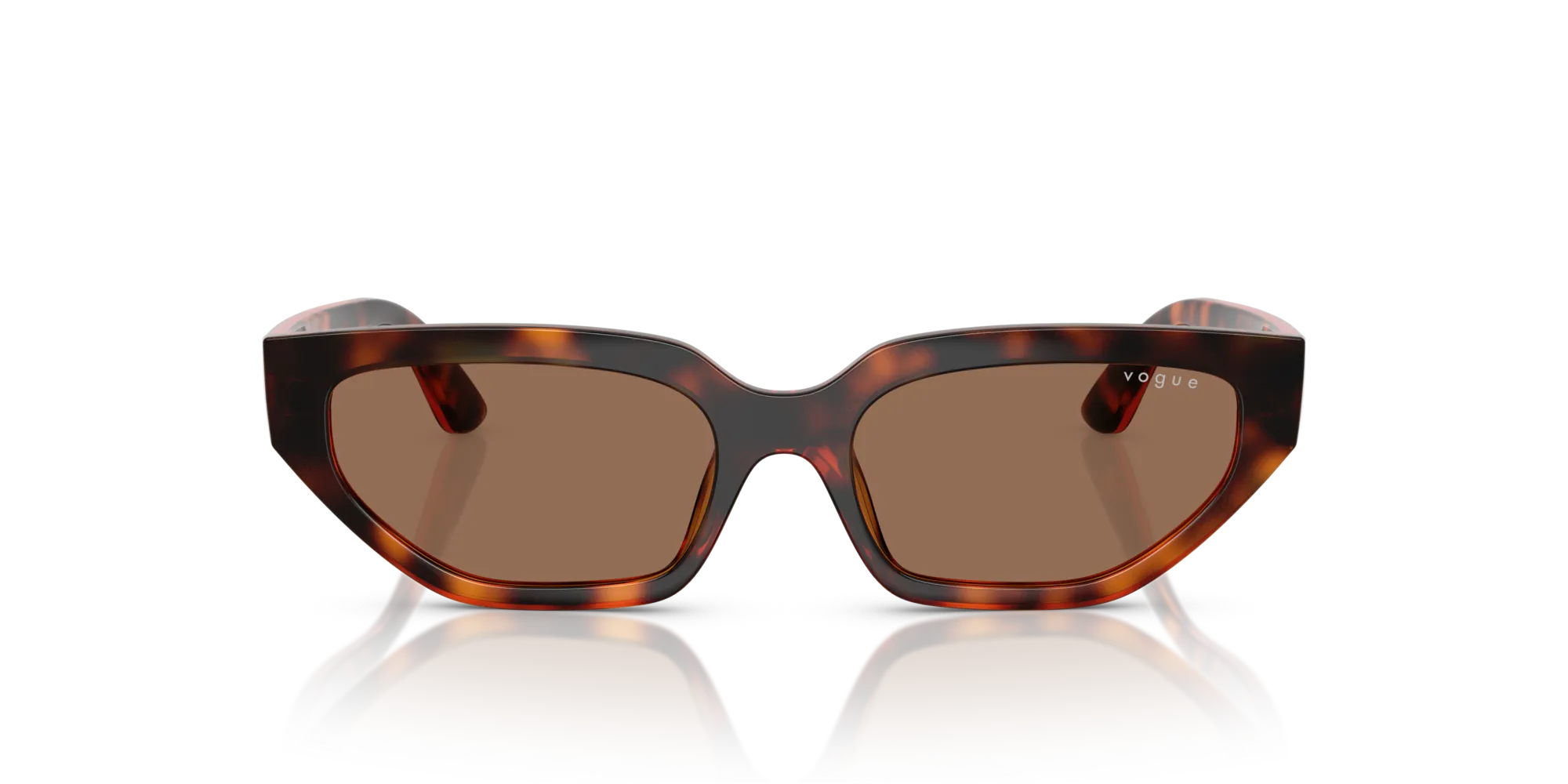 VOGUE EYEWEAR VJ2029 W65673 Occhiali da sole bambino Nylon Marrone Marrone Geometrica Normale - immagine 3