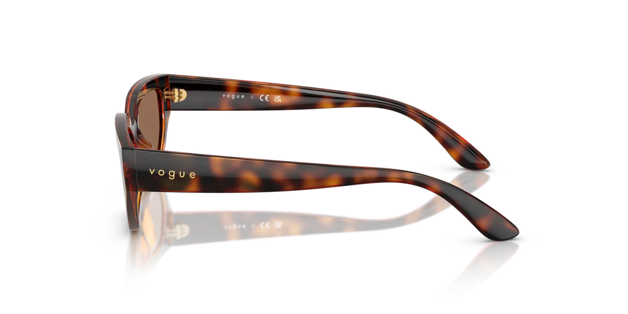VOGUE EYEWEAR VJ2029 W65673 Occhiali da sole bambino Nylon Marrone Marrone Geometrica Normale - immagine 4