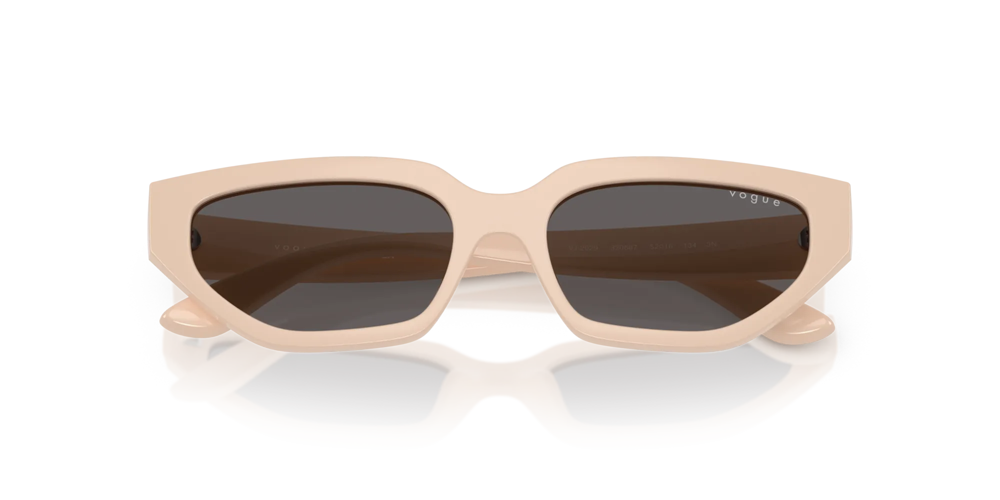 VOGUE EYEWEAR VJ2029 320687 Occhiali da sole bambino Nylon Beige Grigio Geometrica Normale - immagine 2
