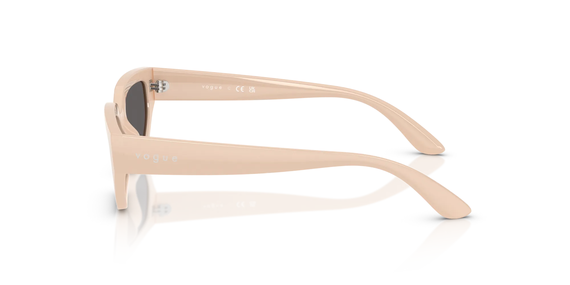 VOGUE EYEWEAR VJ2029 320687 Occhiali da sole bambino Nylon Beige Grigio Geometrica Normale - immagine 4