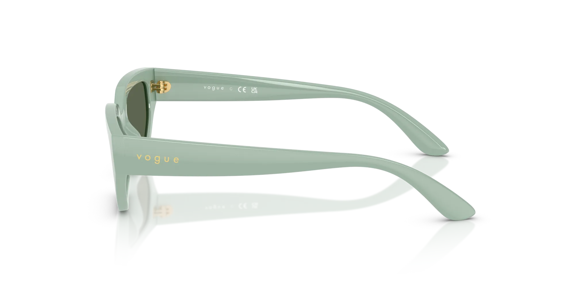 VOGUE EYEWEAR VJ2029 320571 Occhiali da sole Nylon Verde Verde Geometrica Normale - immagine 4