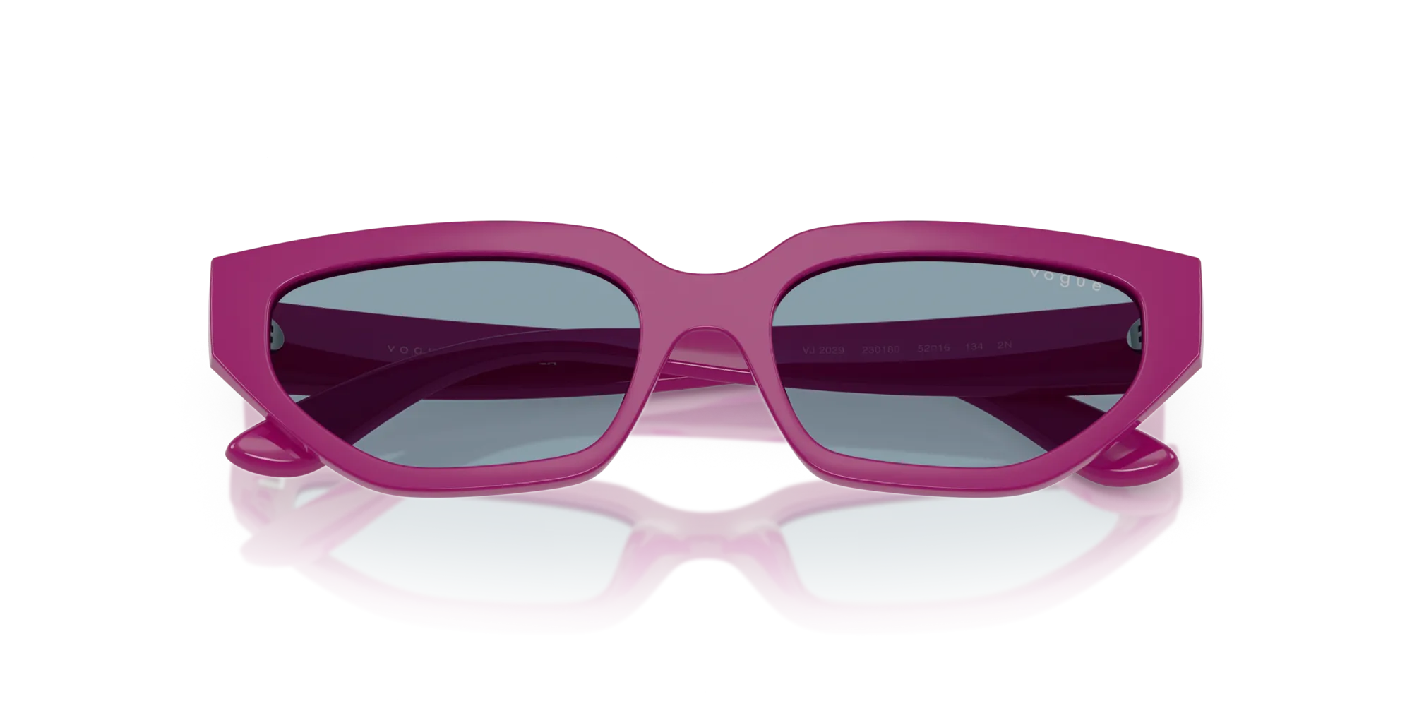 VOGUE EYEWEAR VJ2029 230180 Occhiali da sole bambino Nylon Rosa Blu Geometrica Normale - immagine 2
