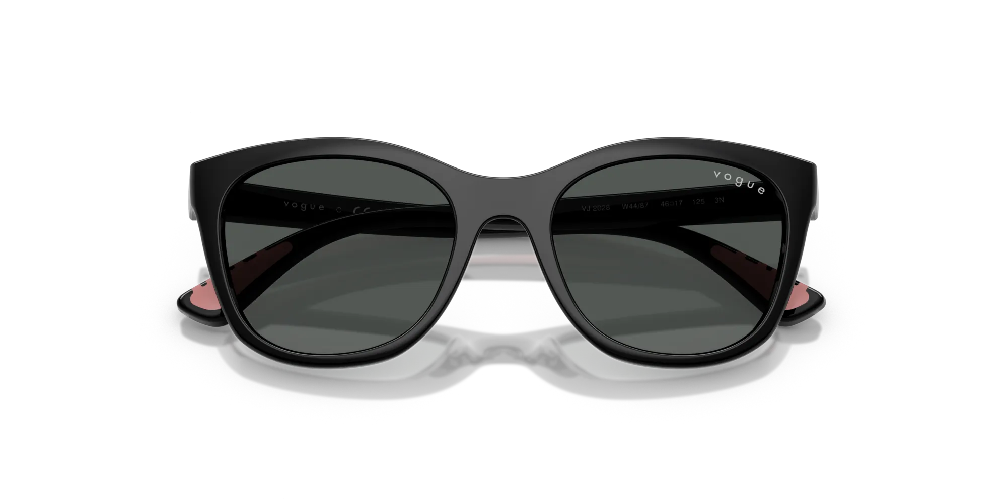 VOGUE EYEWEAR VJ2028 W44/87 Occhiali da sole bambino Nylon Nero Grigio Pantos Normale - immagine 2