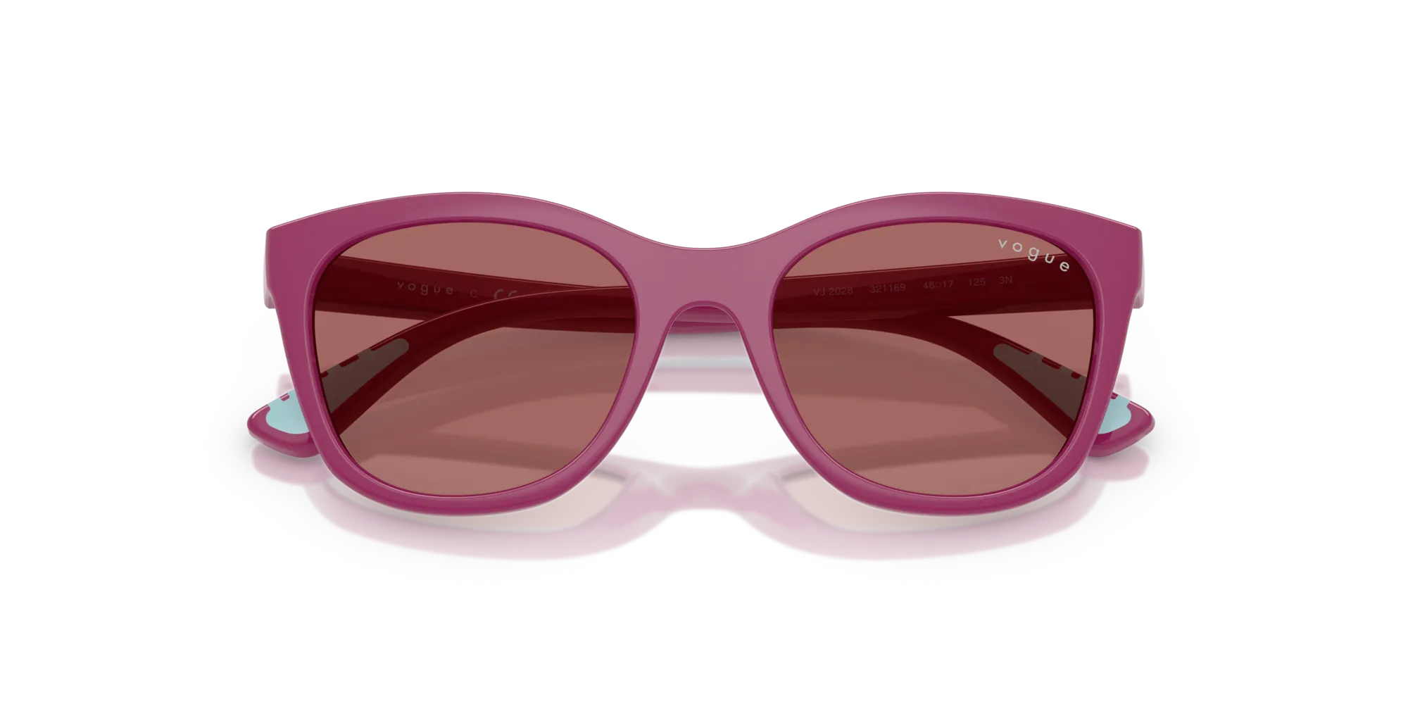 VOGUE EYEWEAR VJ2028 321169 Occhiali da sole bambino Nylon Viola Viola Pantos Normale - immagine 2