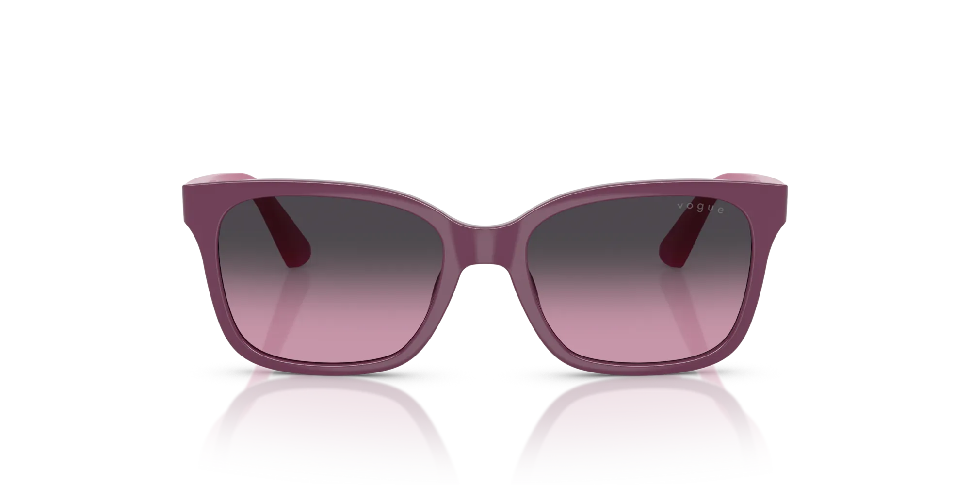 VOGUE EYEWEAR VJ2027 32134Q Occhiali da sole bambino Nylon Viola Grigio Squadrata Normale Sfumato - immagine 3