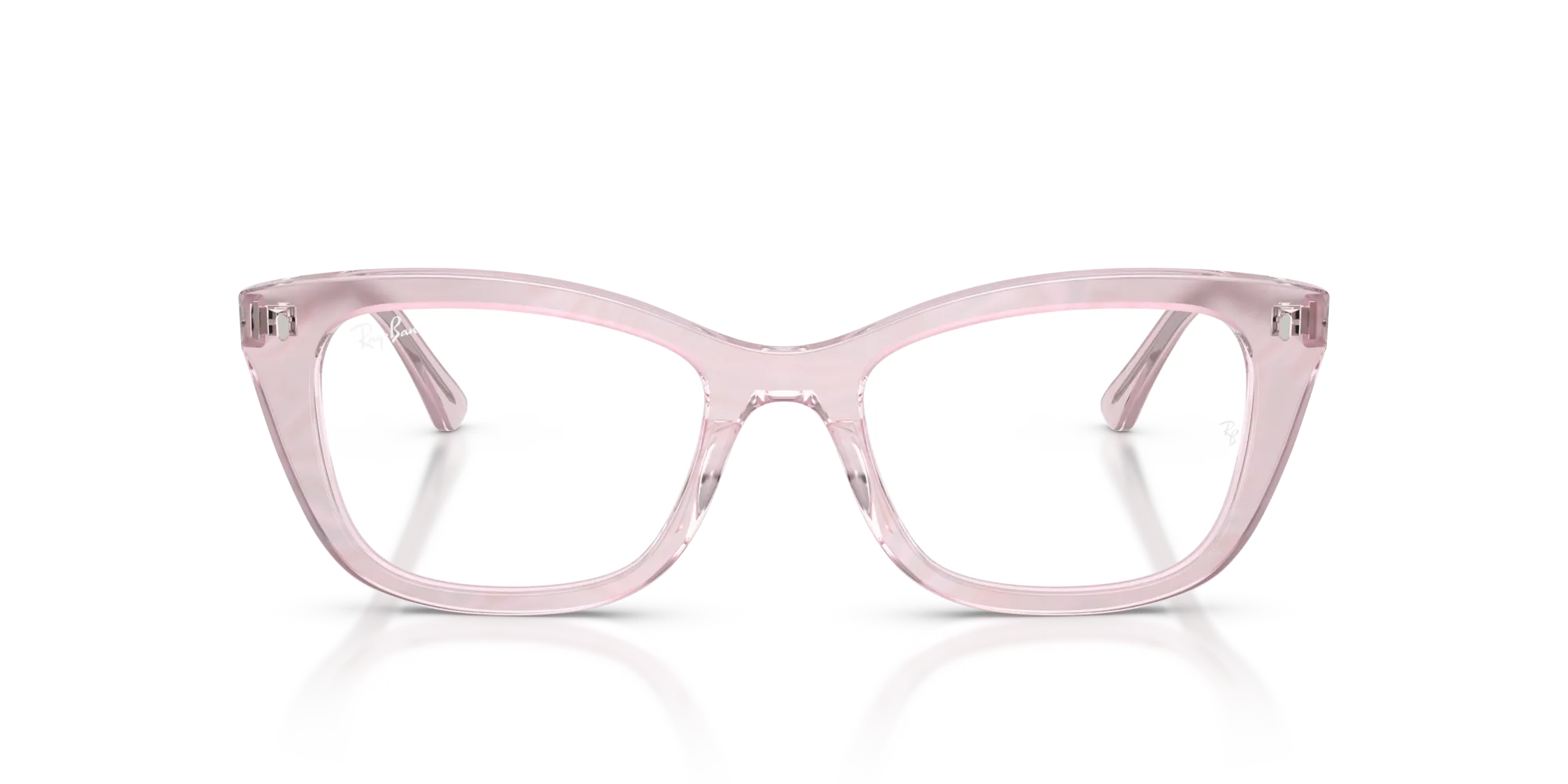Ray - Ban RX5433 8292 Montature da vista Acetato Viola Trasparente Pillow Normale - immagine 3