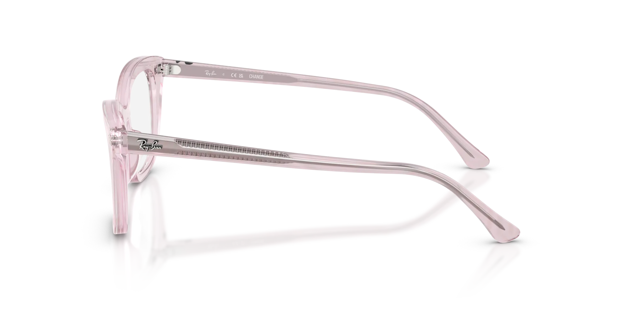 Ray - Ban RX5433 8292 Montature da vista Acetato Viola Trasparente Pillow Normale - immagine 4