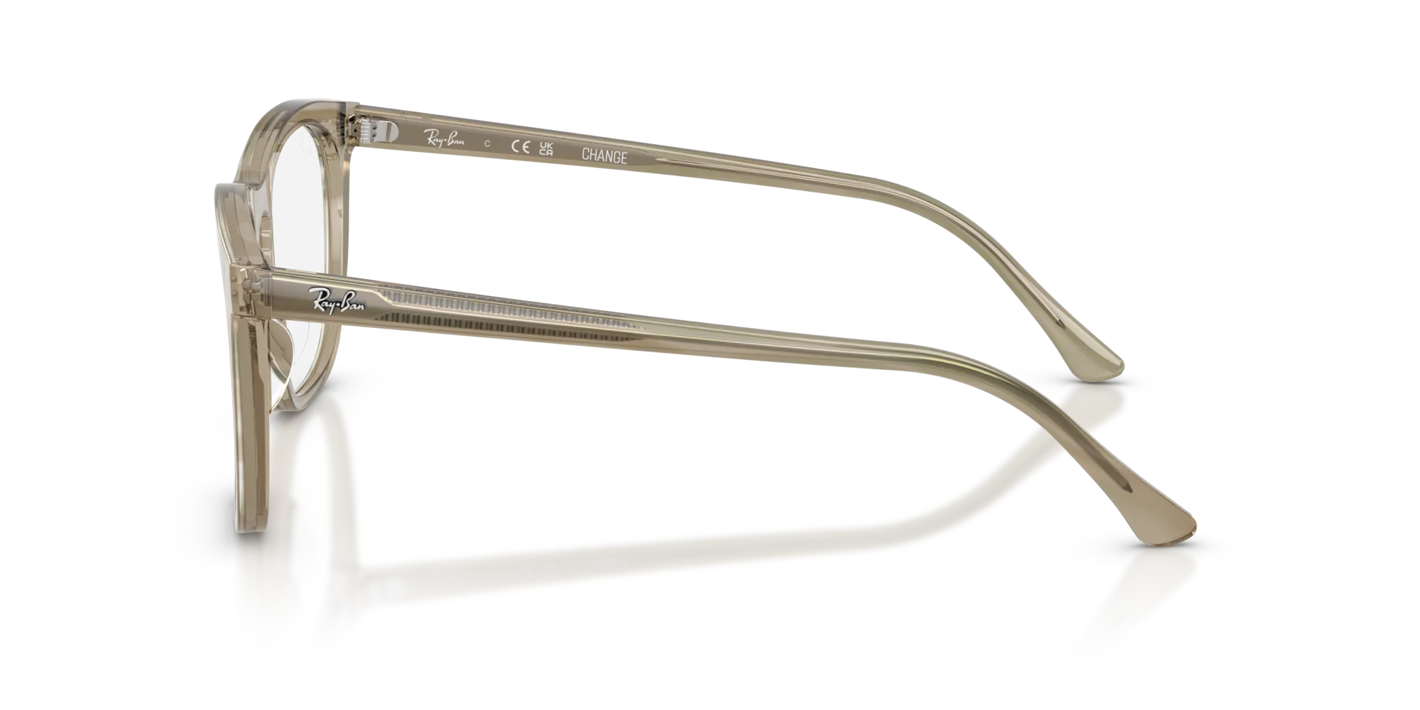 Ray - Ban RX2210V 8381 Montature da vista Acetato Grigio Trasparente Squadrata Normale - immagine 4