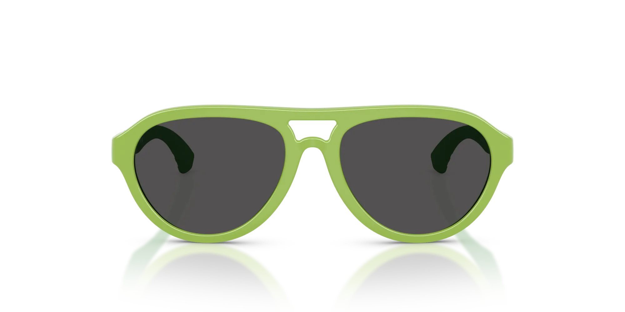 Burberry JB4005U 418287 Occhiali da sole Iniettato Verde Grigio Pilot Normale - immagine 3