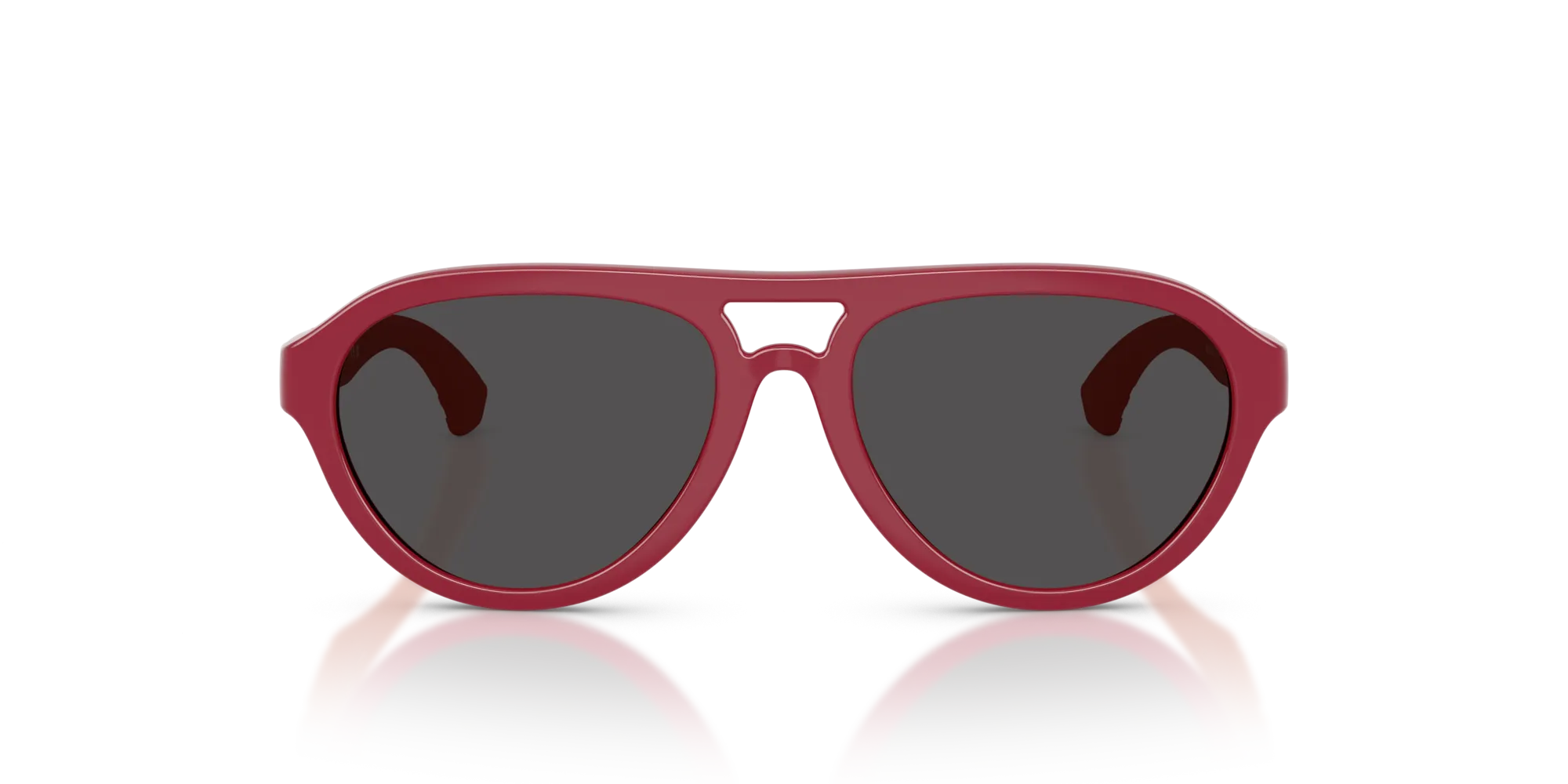 Burberry JB4005U 418187 Occhiali da sole Iniettato Rosso Grigio Pilot Normale - immagine 3