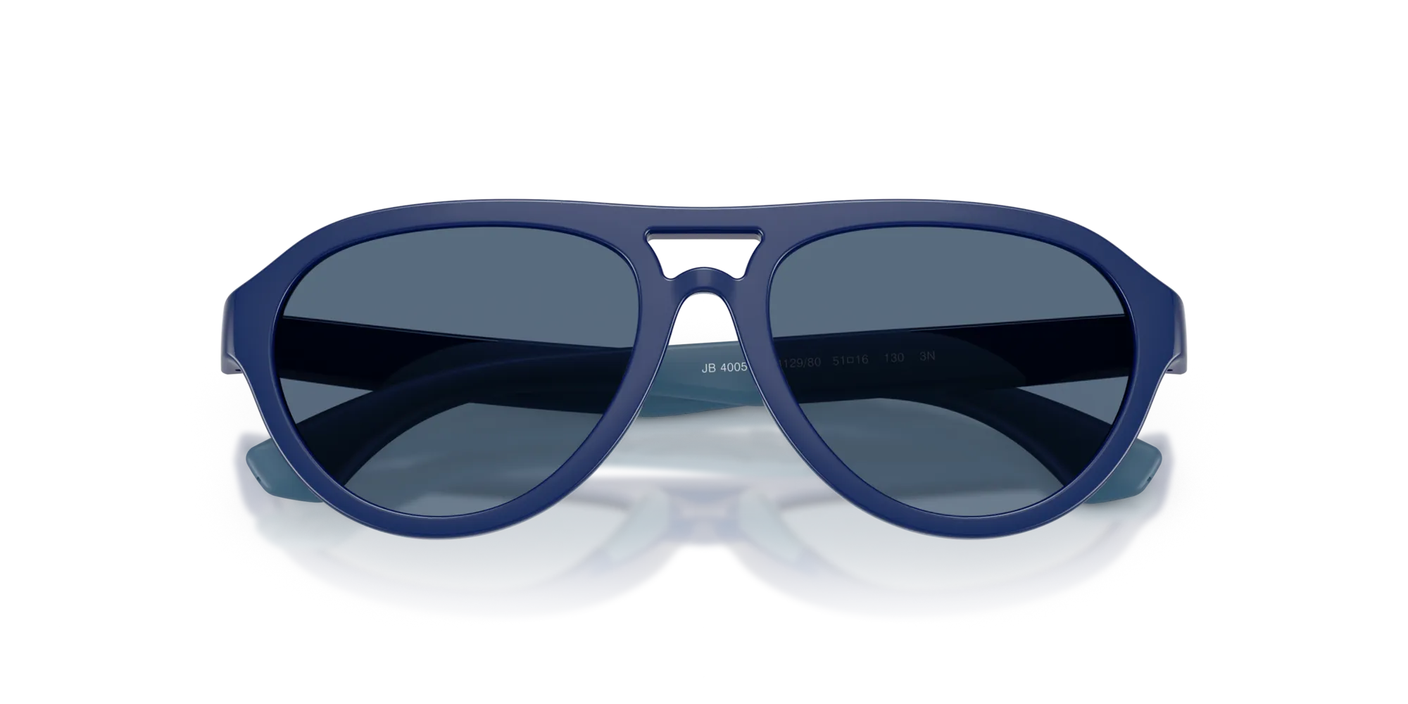 Burberry JB4005U 412980 Occhiali da sole Iniettato Blu Blu Pilot Normale - immagine 2
