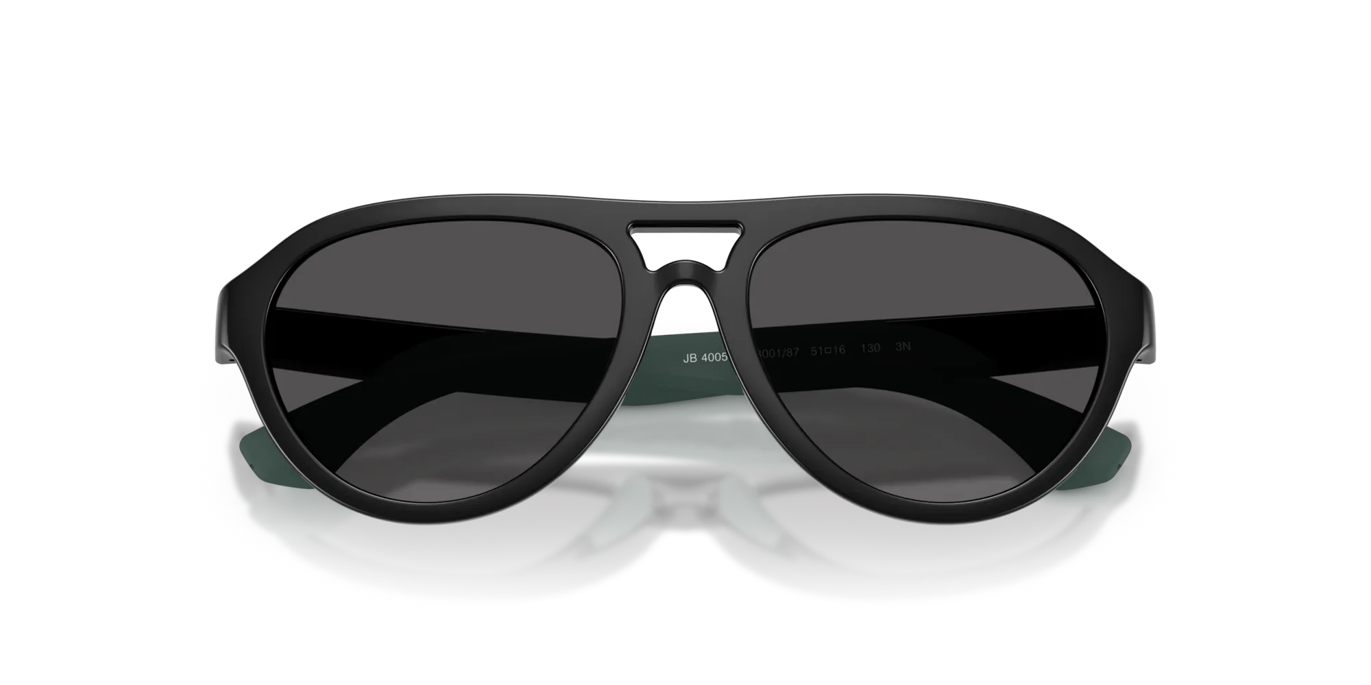 Burberry JB4005U 300187 Occhiali da sole Iniettato Nero Grigio Pilot Normale - immagine 2
