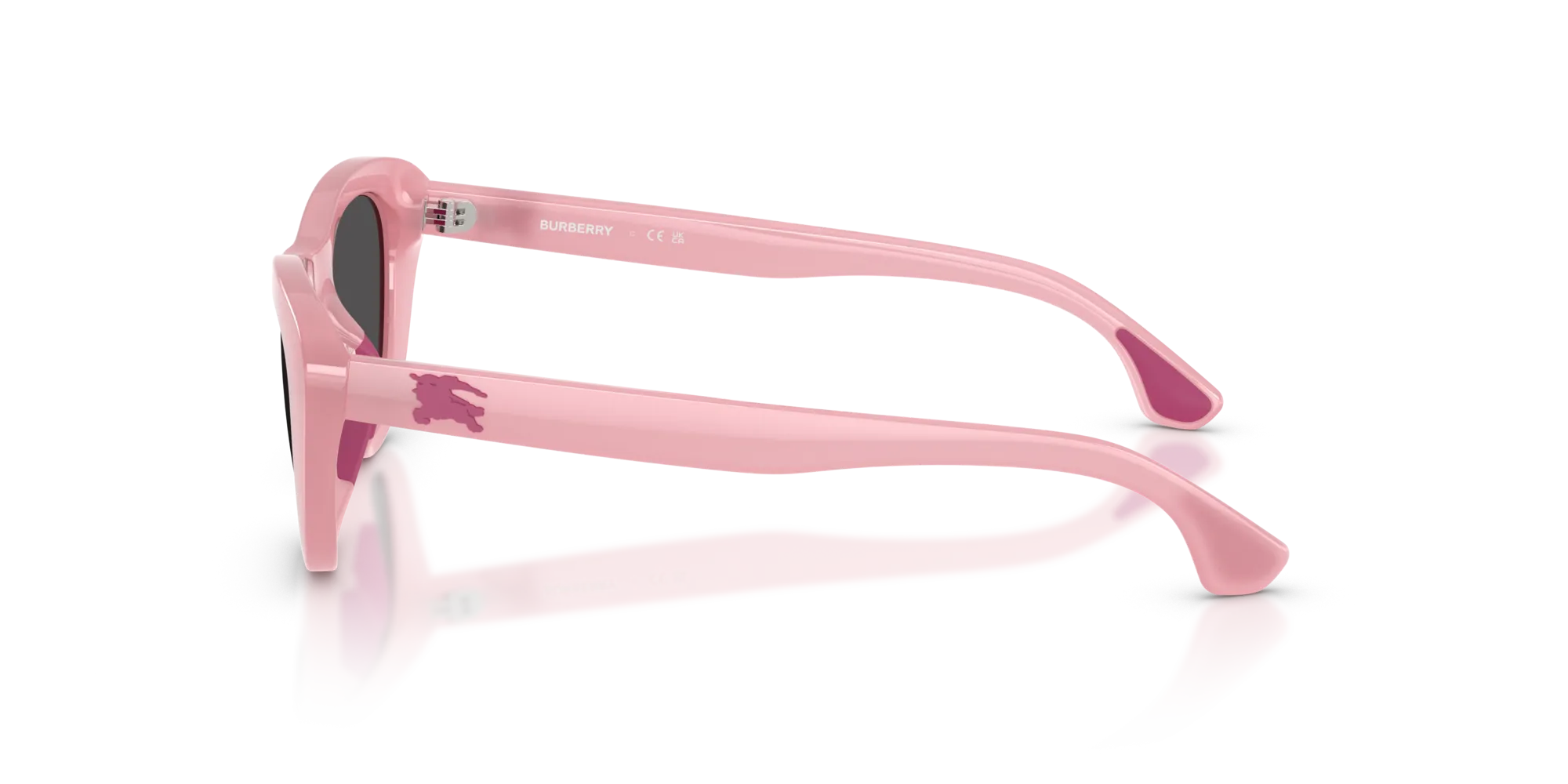 Burberry JB4004U 418087 Occhiali da sole Iniettato Rosa Grigio Cat Eye Normale - immagine 4