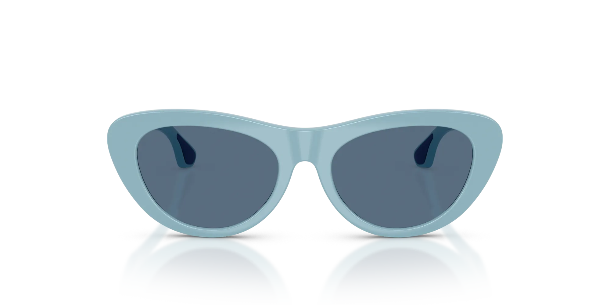 Burberry JB4004U 413280 Occhiali da sole Iniettato Blu Blu Cat Eye Normale - immagine 3