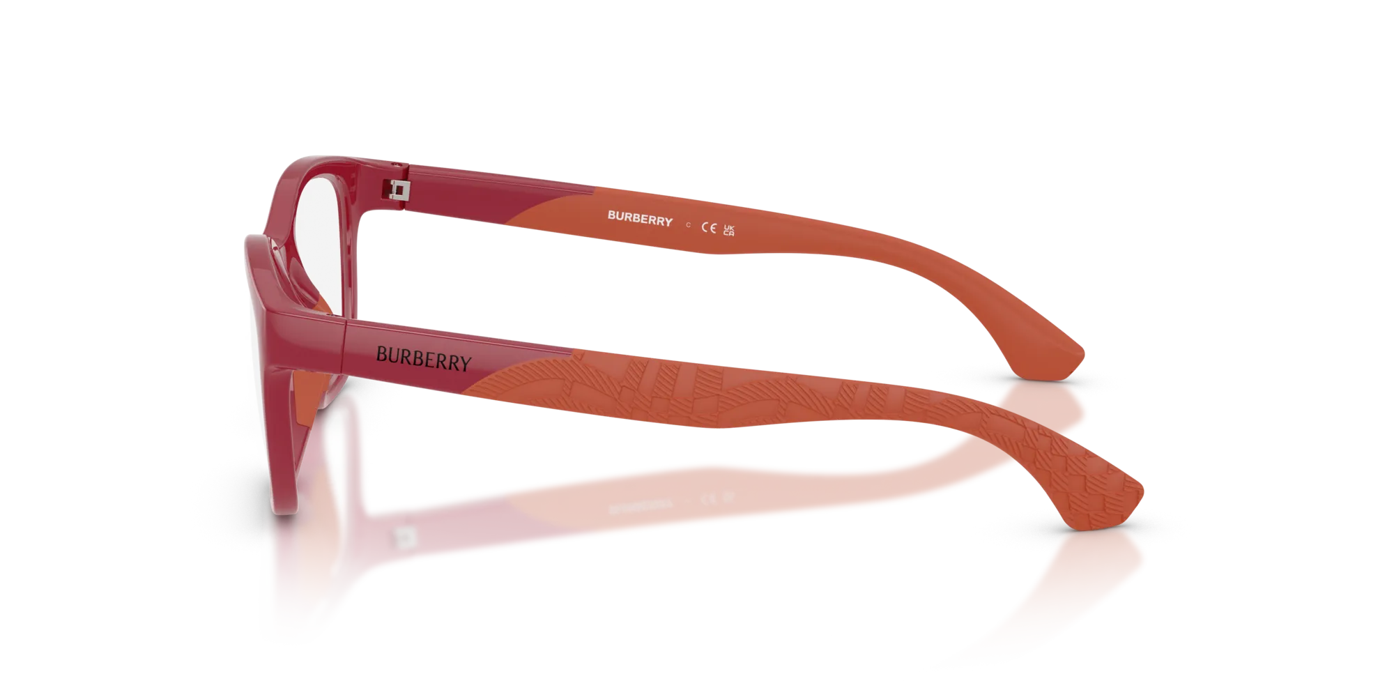 Burberry JB2016U 4181 Montature da vista Iniettato Rosso Squadrata Normale - immagine 4