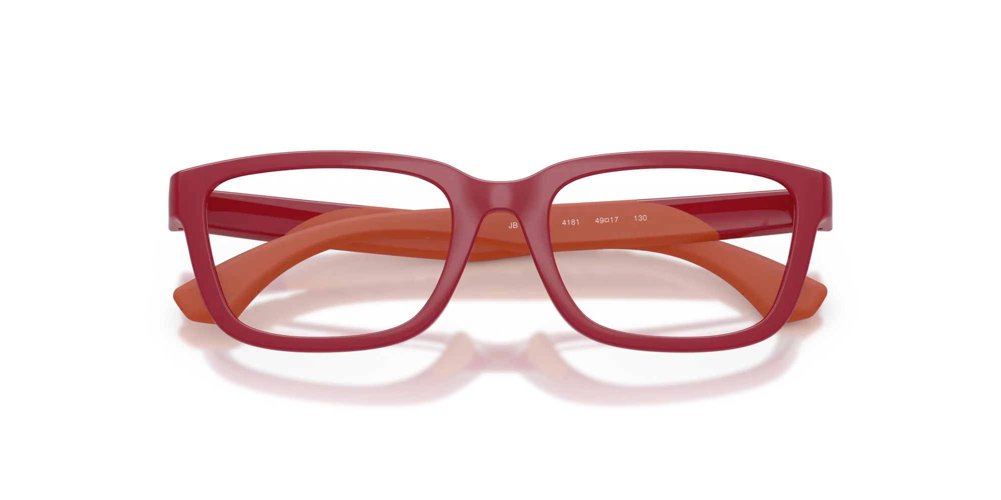 Burberry JB2015U 4181 Montature da vista Iniettato Rosso Squadrata Normale - immagine 2