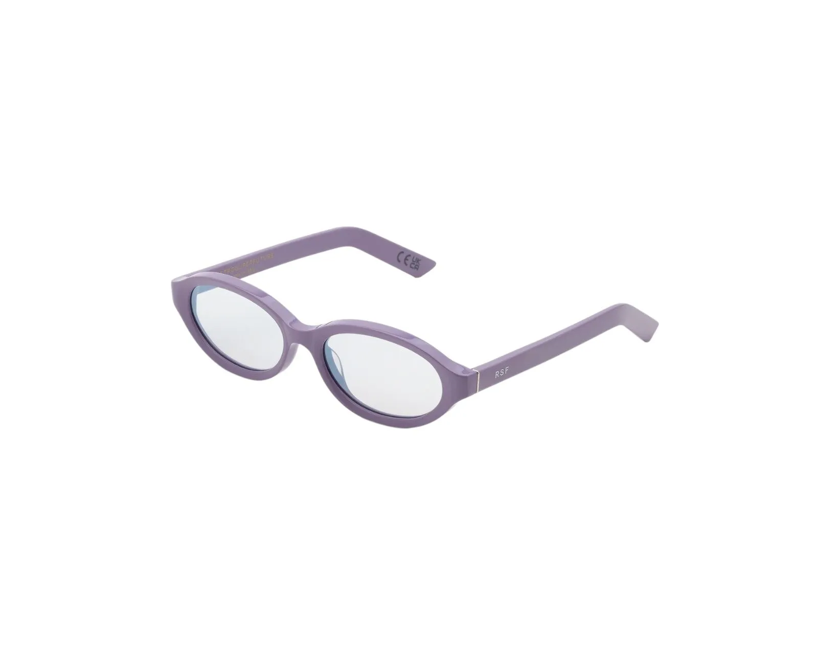 Retrosuperfuture 0HJ PAROLA CARAMELLA Occhiali da sole Acetato Viola Argento Geometrica Normale Flash - immagine 1