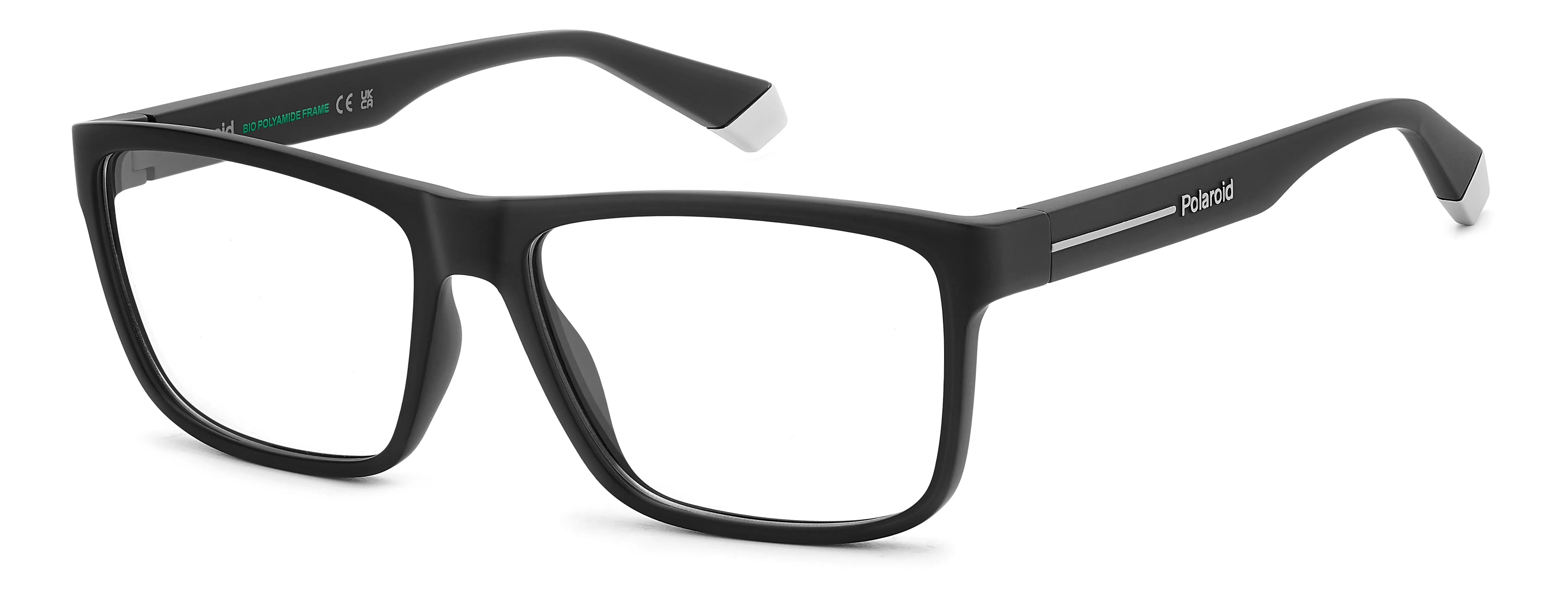 Polaroid PLD D569 O6W Montature da vista Eco-poliammide Nero Squadrata Normale - immagine 1