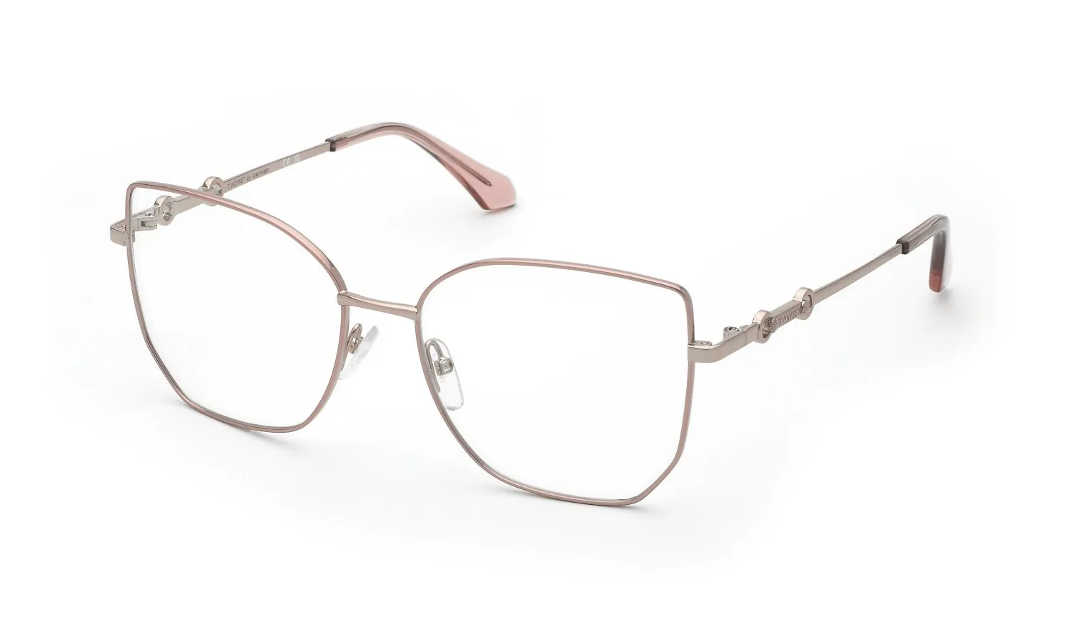 Twinset VTW081 0E59 Montature da vista Metallo Oro Squadrata - immagine 1