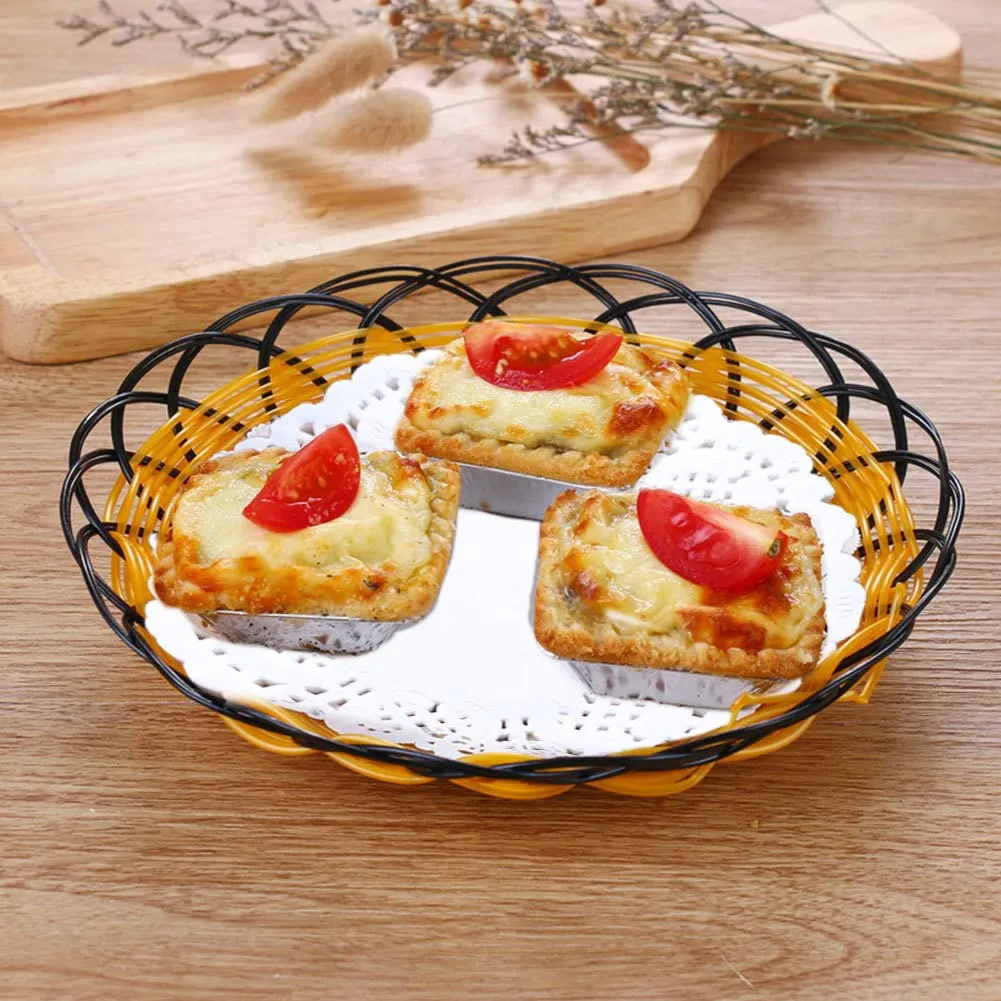 Fenhua 100 Dischetti Rotondi Bianchi per Decorare Torte, Centrini di Carta Pizzo per Piatti, Cupcake, Torte, Biscotti, Tovagliette (Confezione da 100-4/5,5/8,5 Pollici) - immagine 5