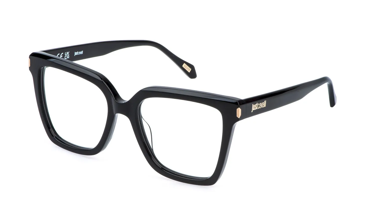 Just Cavalli VJC139 700 Montature da vista Acetato Nero Squadrata - immagine 1