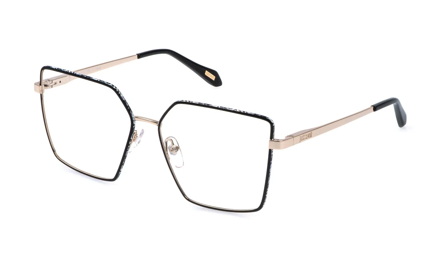 Just Cavalli VJC132 033M Montature da vista Metallo Oro Geometrica - immagine 1