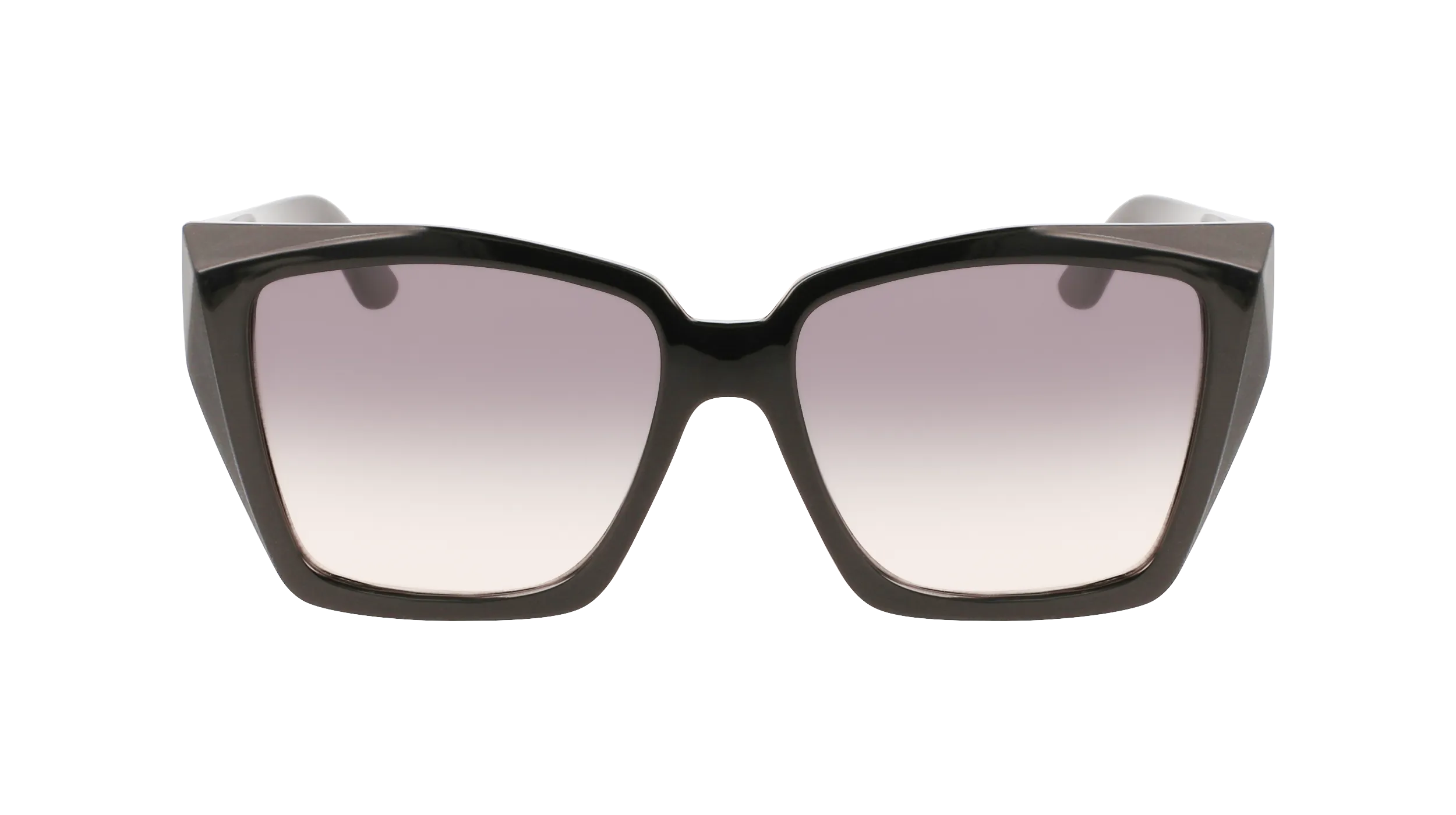 Karl Lagerfeld KL6072S 001 Occhiali da sole Iniettato Nero Grigio Squadrata Normale Fotocromatiche - immagine 3